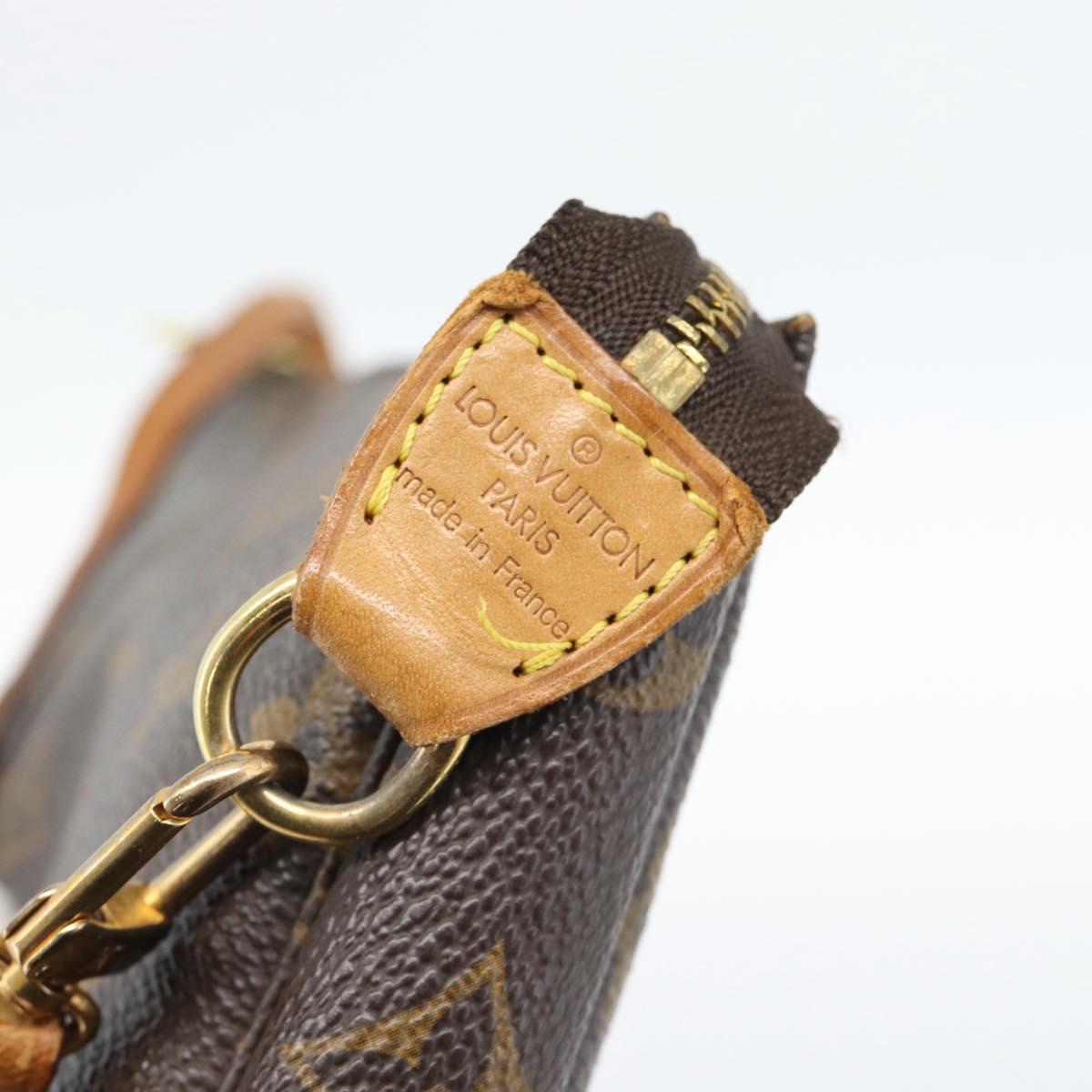 LOUIS VUITTON Monogram Pochette Accessoires Pouch M51980 LV Auth 183619