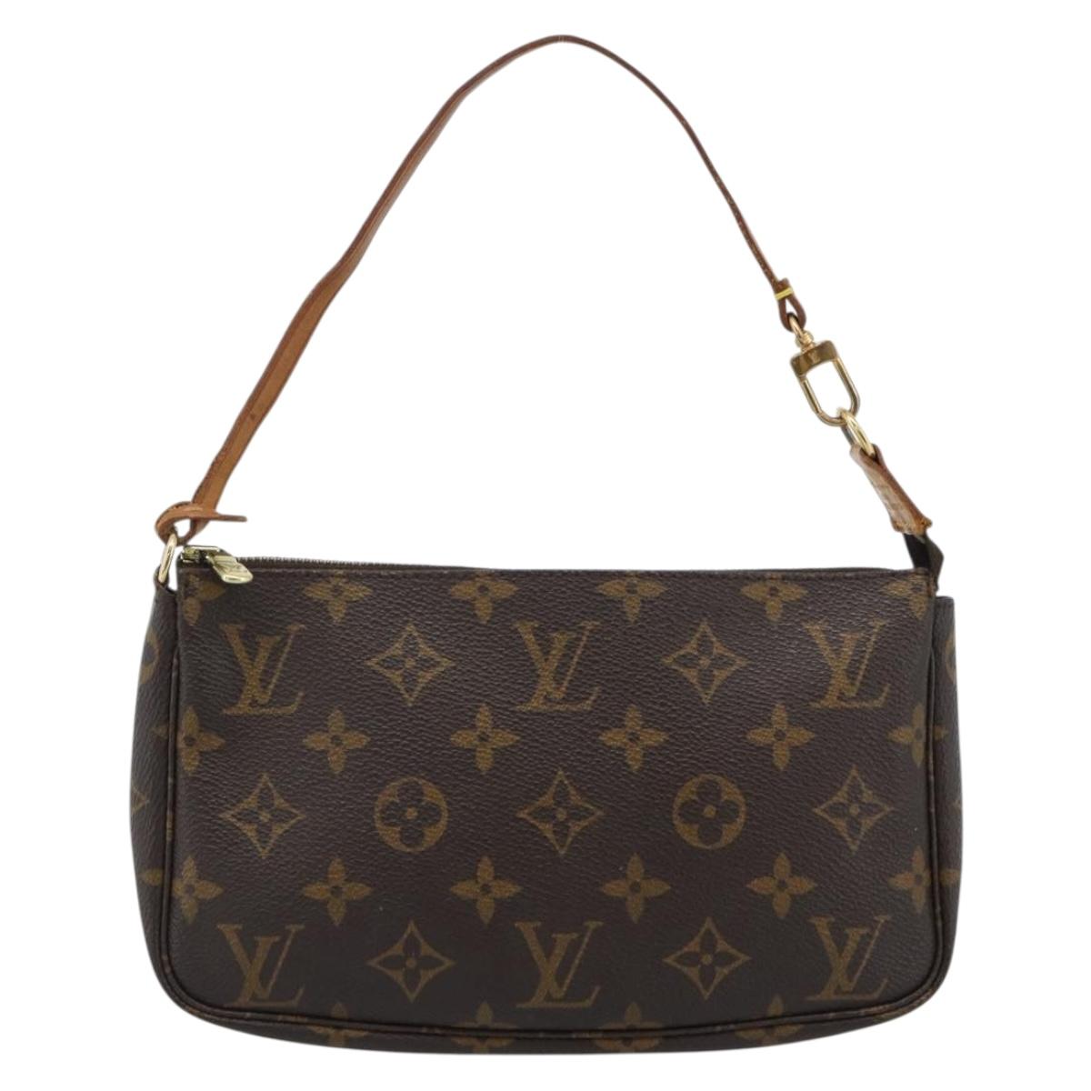LOUIS VUITTON Monogram Pochette Accessoires Pouch M51980 LV Auth 183619