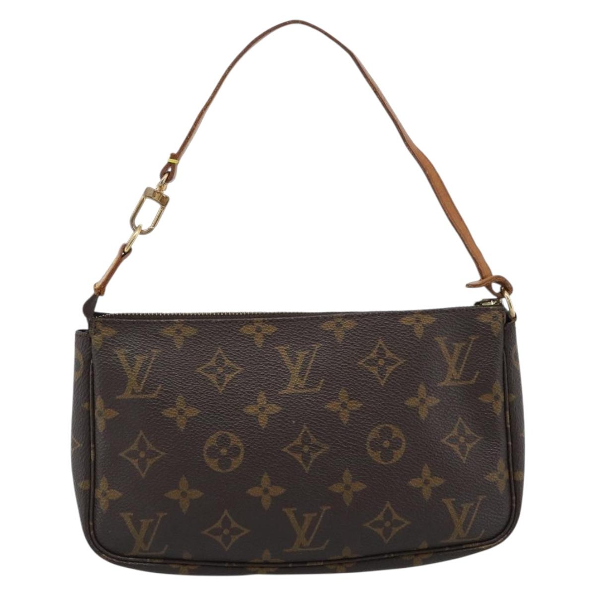 LOUIS VUITTON Monogram Pochette Accessoires Pouch M51980 LV Auth 183619