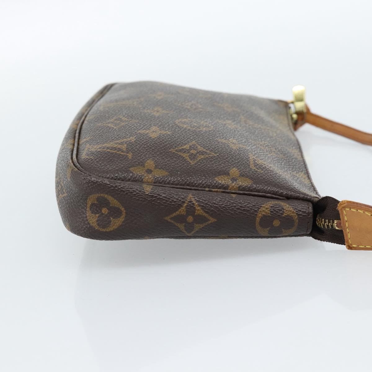 LOUIS VUITTON Monogram Pochette Accessoires Pouch M51980 LV Auth 183619