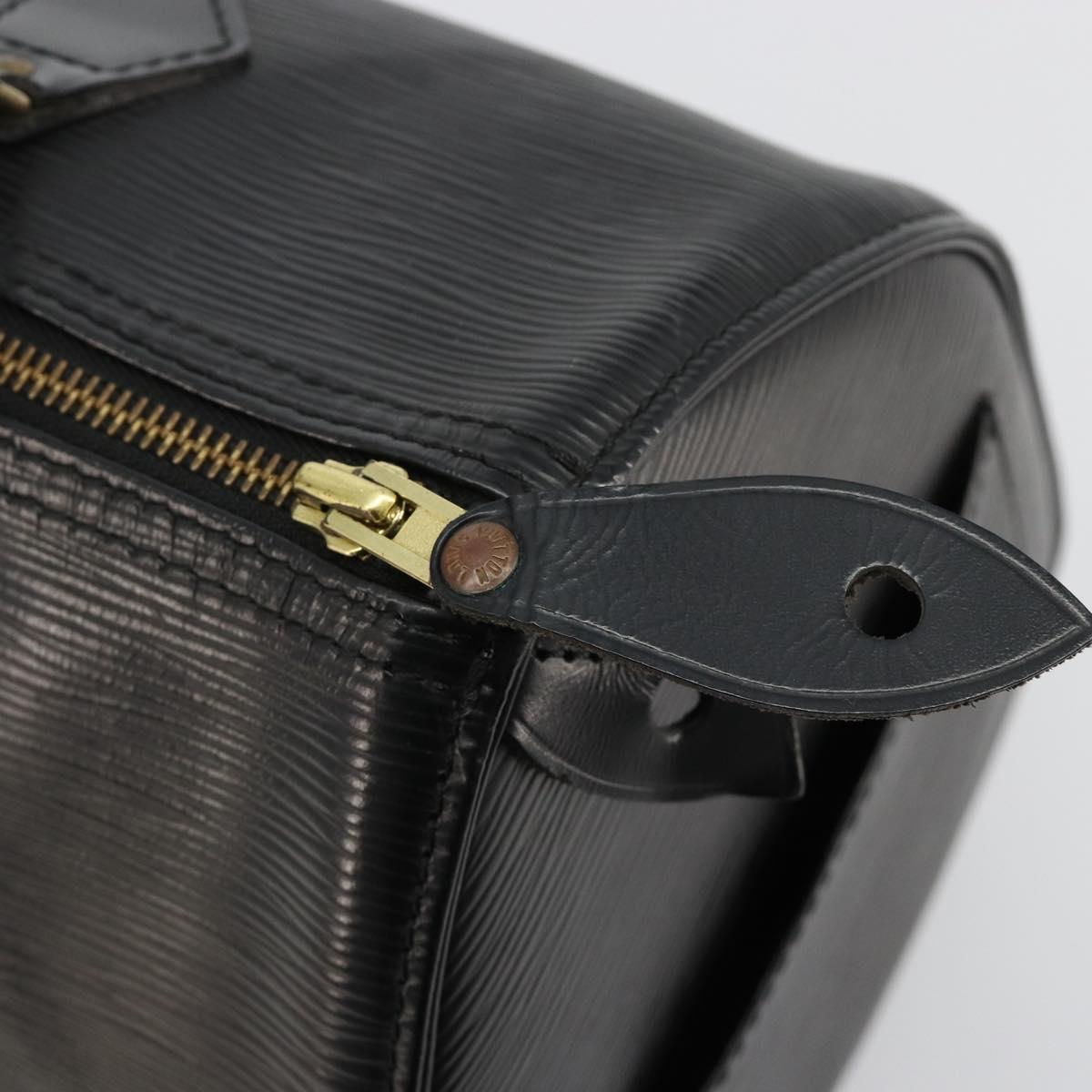 LOUIS VUITTON Epi Speedy 30 Hand Bag Noir Black M43002 LV Auth 183641A
