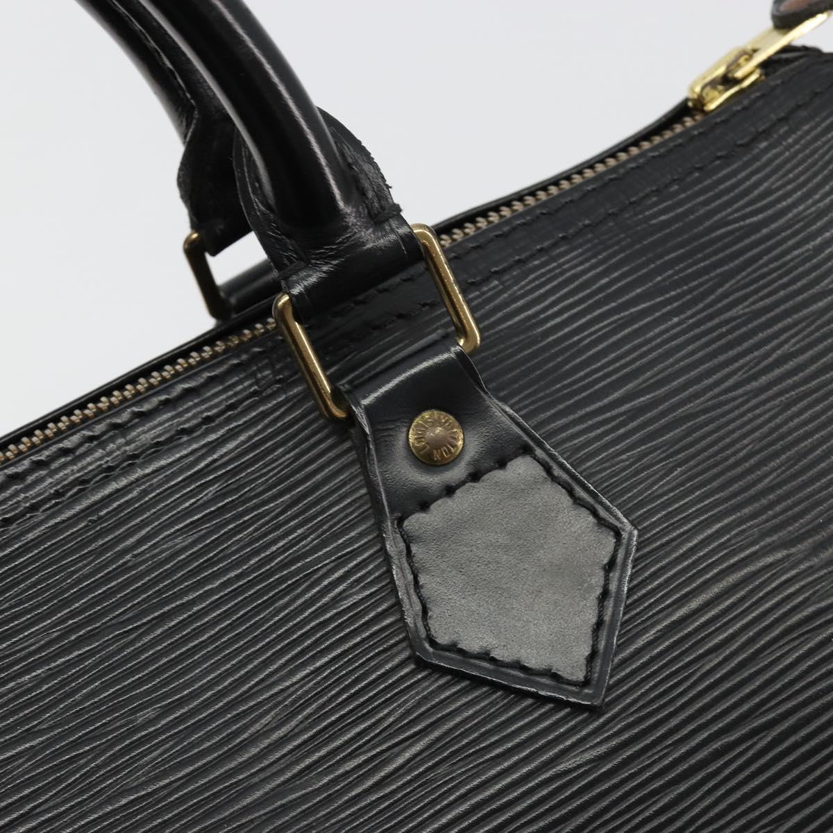 LOUIS VUITTON Epi Speedy 30 Hand Bag Noir Black M43002 LV Auth 183641A