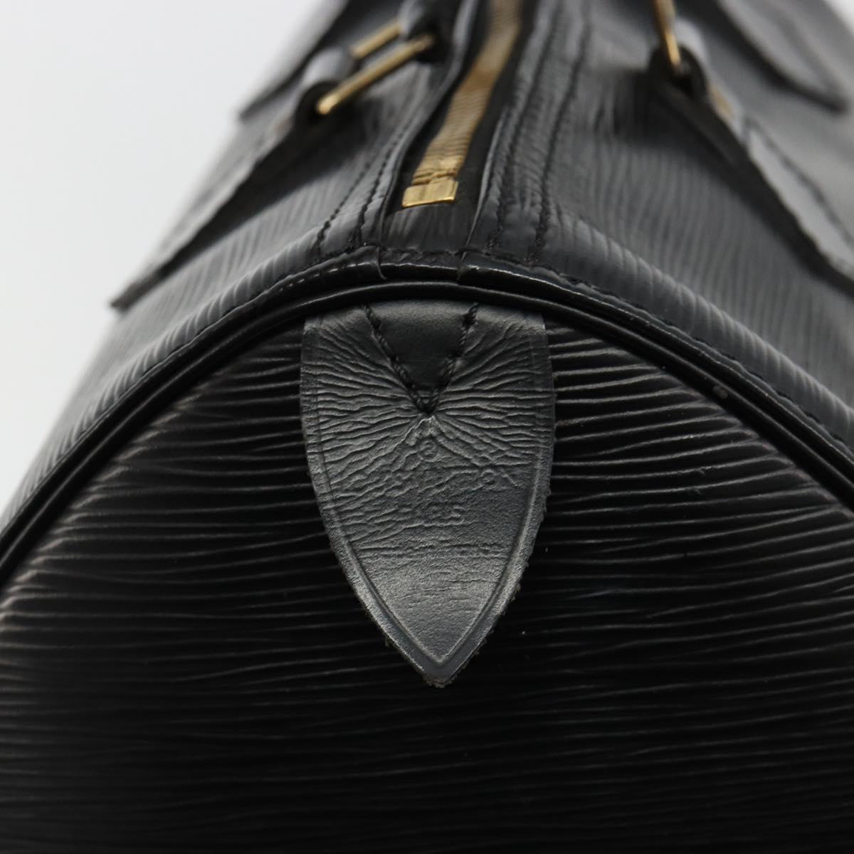 LOUIS VUITTON Epi Speedy 30 Hand Bag Noir Black M43002 LV Auth 183641A