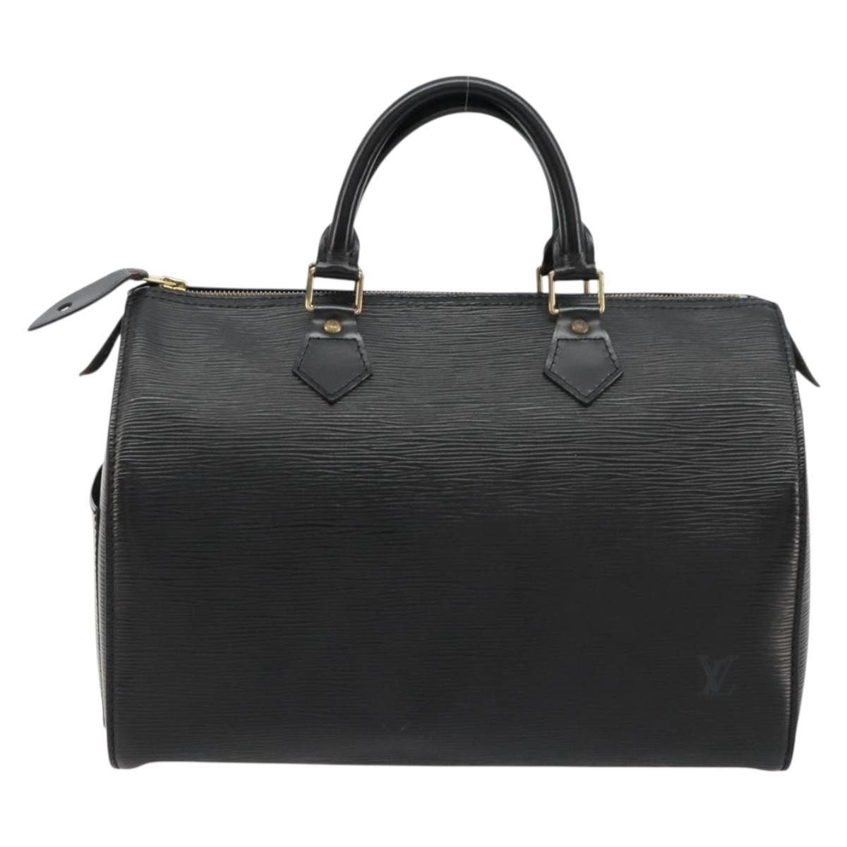 LOUIS VUITTON Epi Speedy 30 Hand Bag Noir Black M43002 LV Auth 183641A
