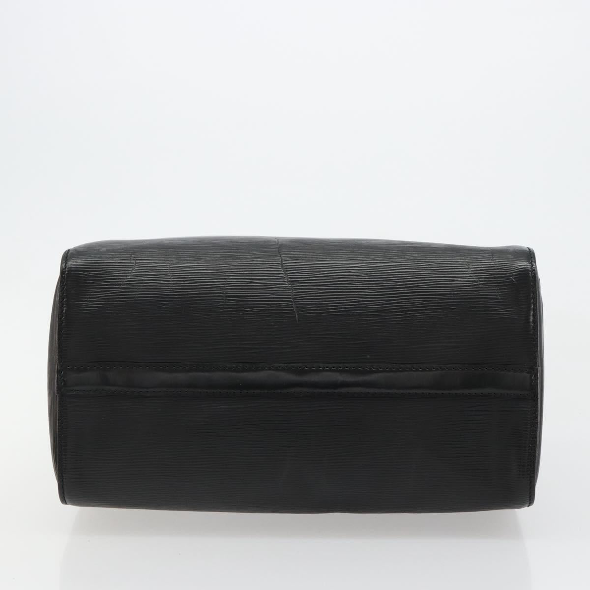 LOUIS VUITTON Epi Speedy 30 Hand Bag Noir Black M43002 LV Auth 183641A