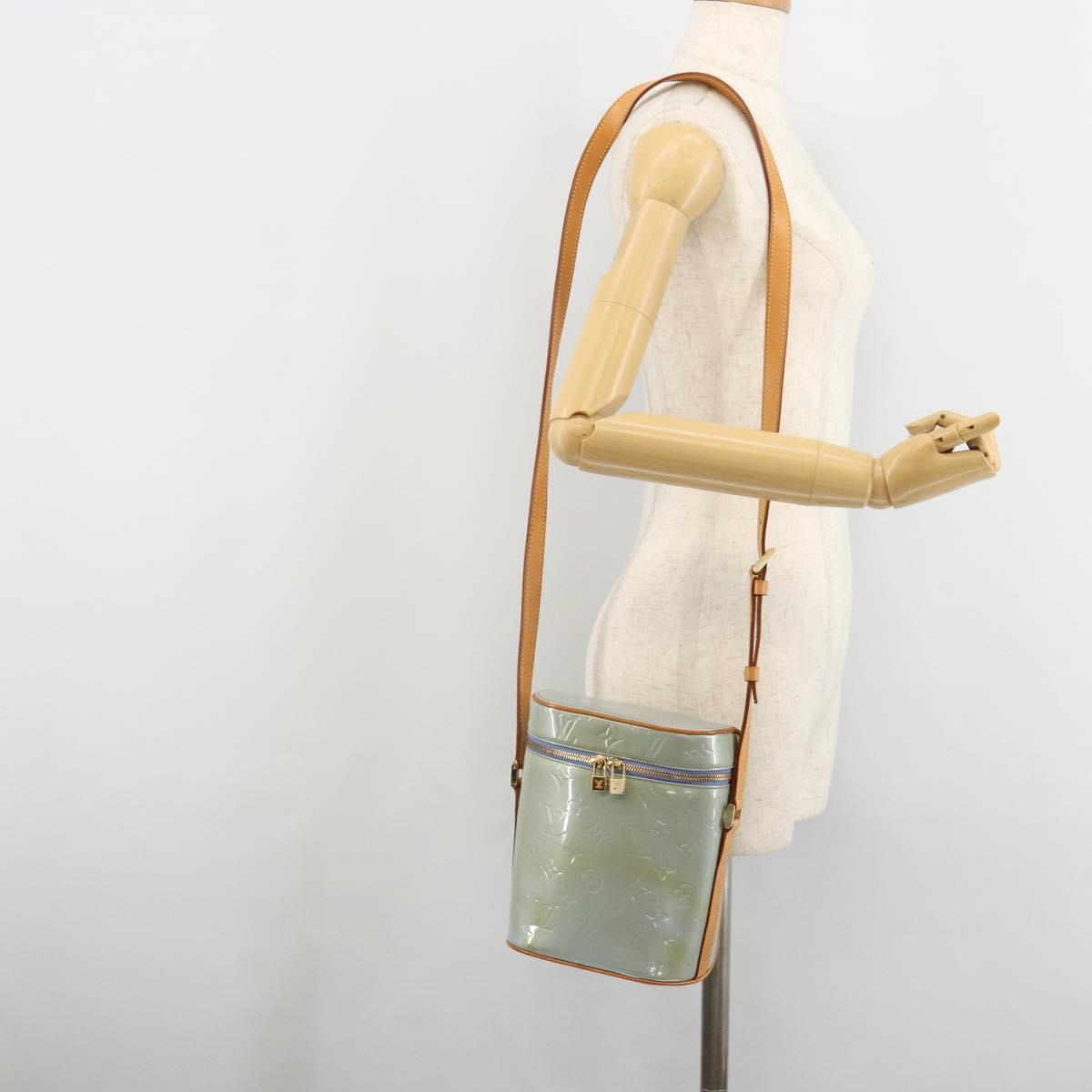 LOUIS VUITTON Monogram Vernis Sullivan Vertical Bag Lavande M91258 Auth 183660A