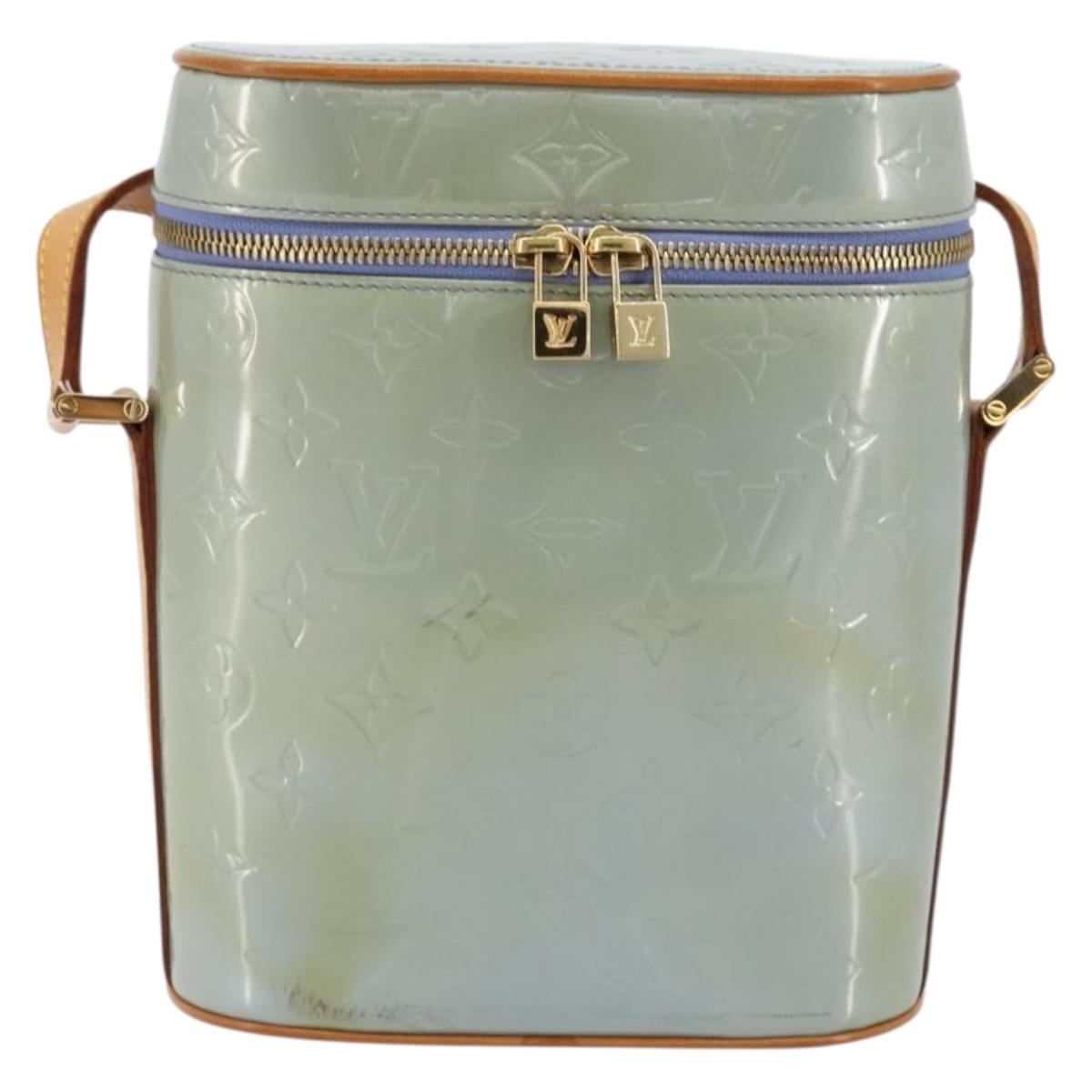 LOUIS VUITTON Monogram Vernis Sullivan Vertical Bag Lavande M91258 Auth 183660A