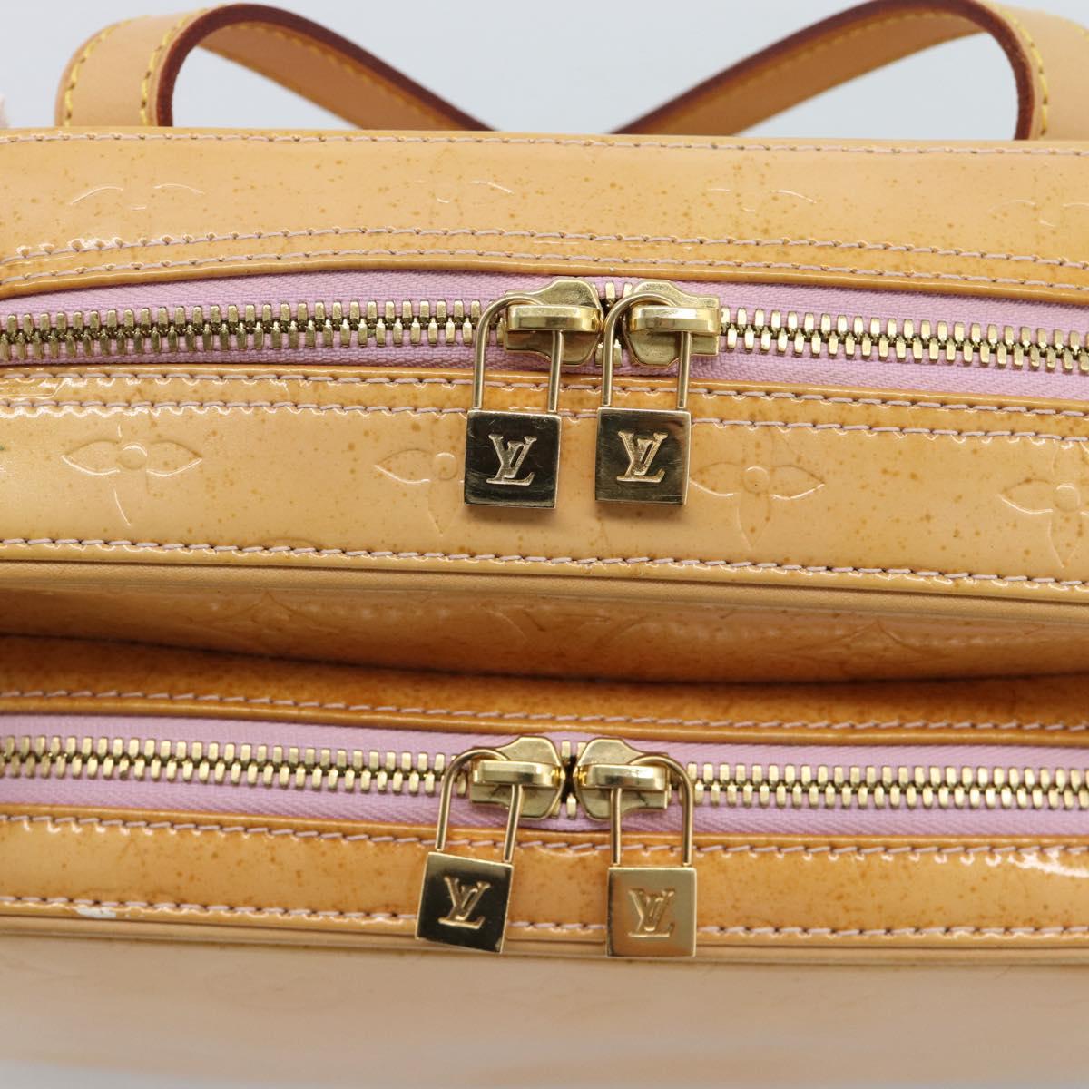 LOUIS VUITTON Monogram Vernis Marley Backpack Pink M91039 LV Auth 183661A