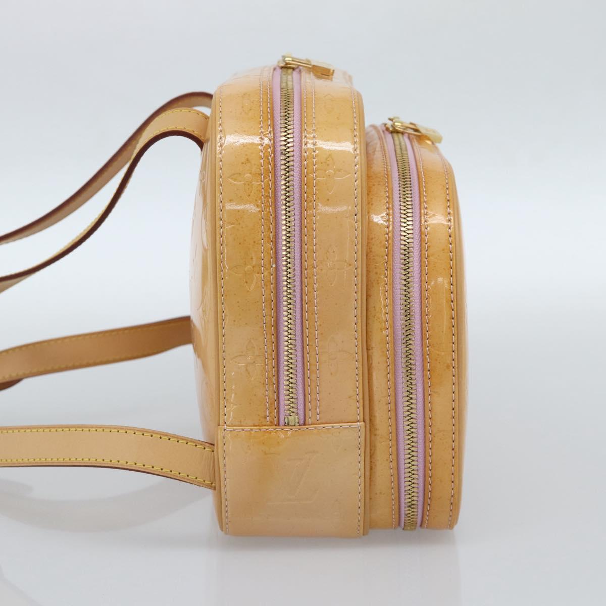 LOUIS VUITTON Monogram Vernis Marley Backpack Pink M91039 LV Auth 183661A