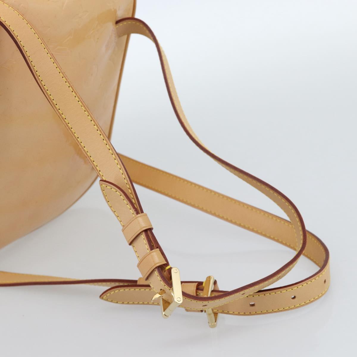 LOUIS VUITTON Monogram Vernis Marley Backpack Pink M91039 LV Auth 183661A