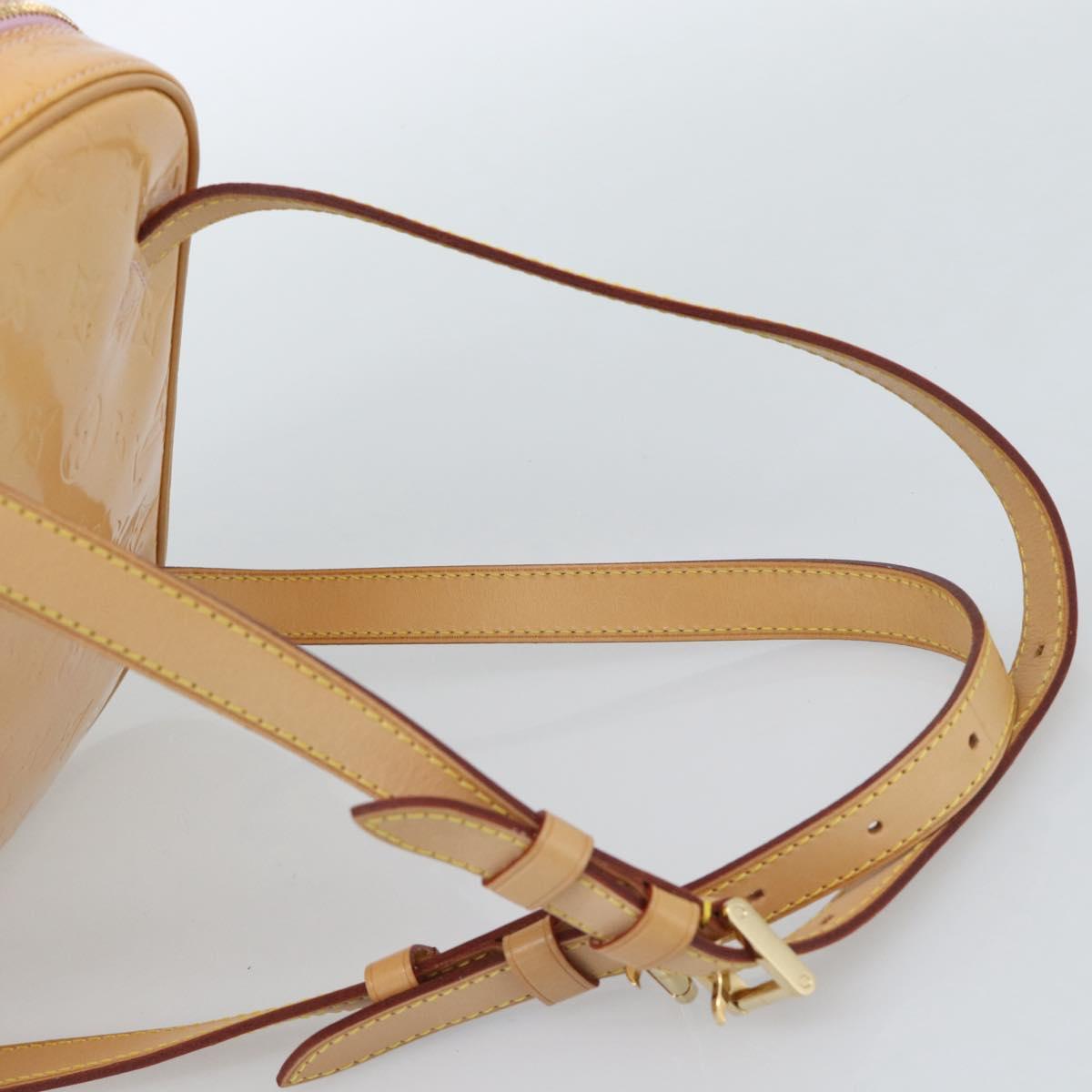 LOUIS VUITTON Monogram Vernis Marley Backpack Pink M91039 LV Auth 183661A