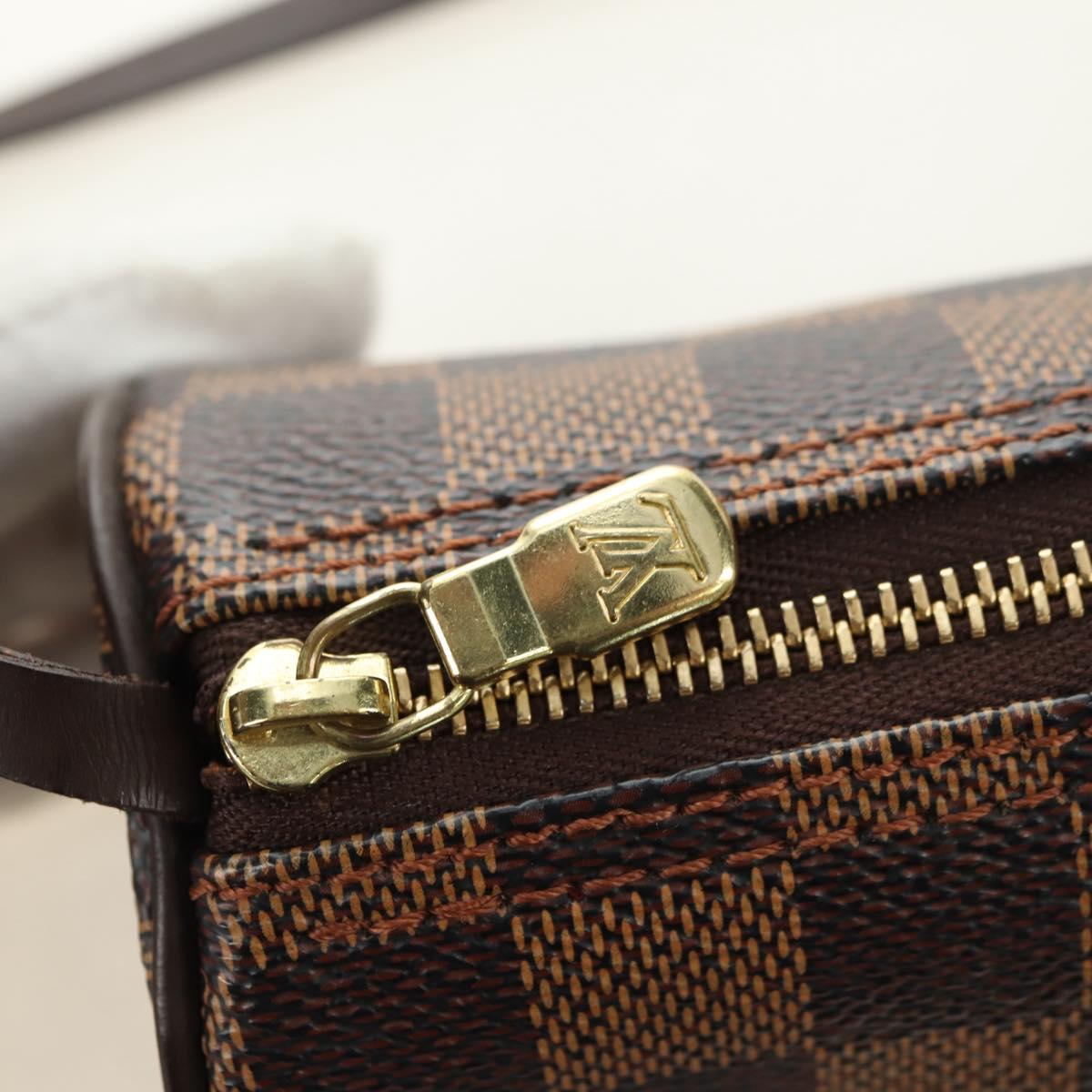LOUIS VUITTON Damier Ebene Papillon 30 Hand Bag N51303 LV Auth 183662SAV