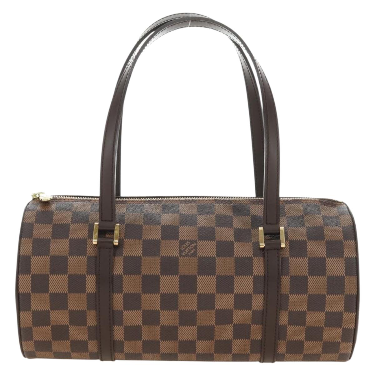 LOUIS VUITTON Damier Ebene Papillon 30 Hand Bag N51303 LV Auth 183662SAV