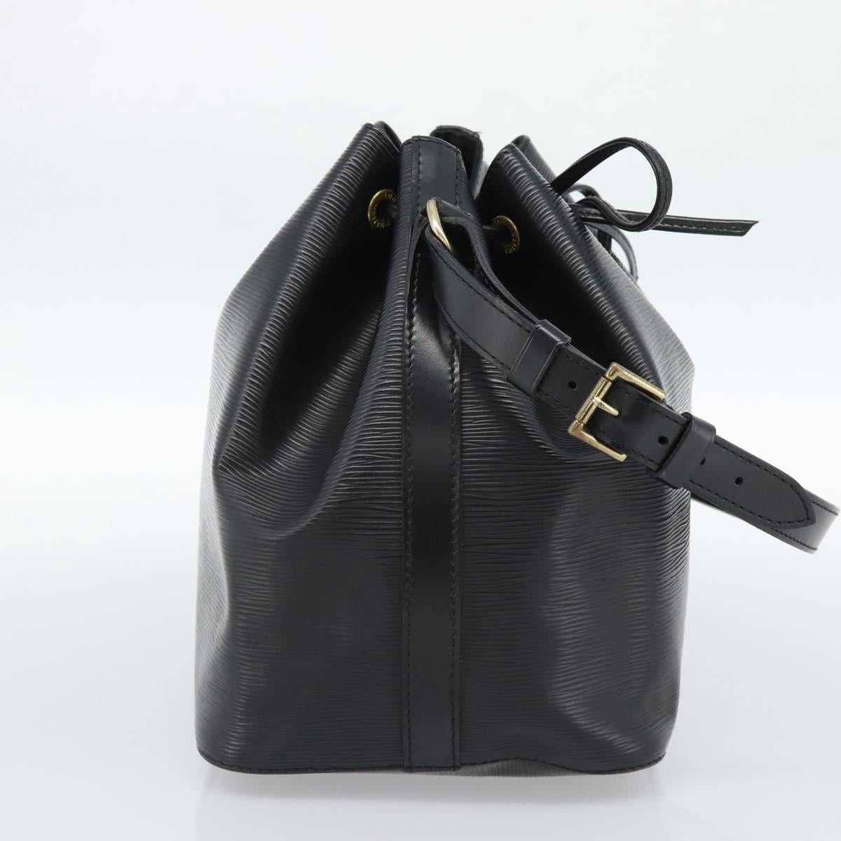 LOUIS VUITTON Epi Petit Noe Shoulder Bag Black M44102 LV Auth 183695A