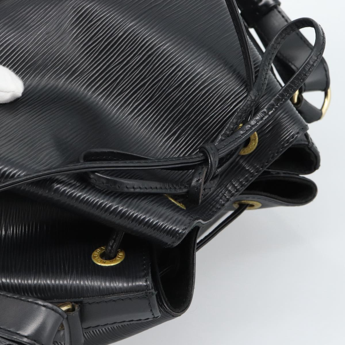 LOUIS VUITTON Epi Petit Noe Shoulder Bag Black M44102 LV Auth 183695A