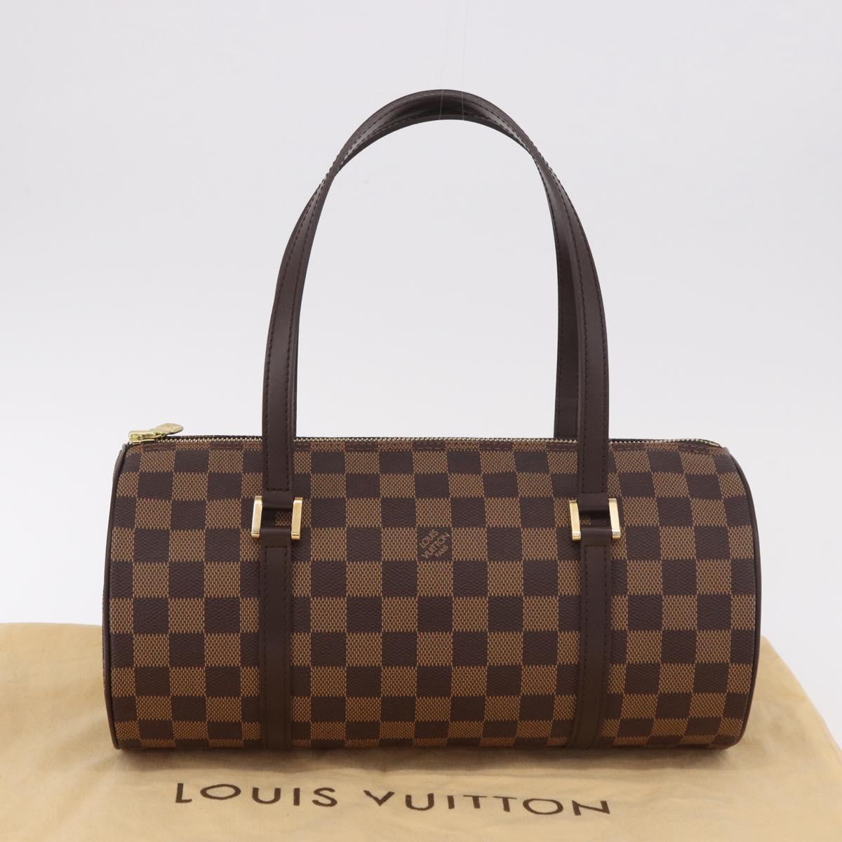 LOUIS VUITTON Damier Ebene Papillon 30 Hand Bag N51303 LV Auth 183697V
