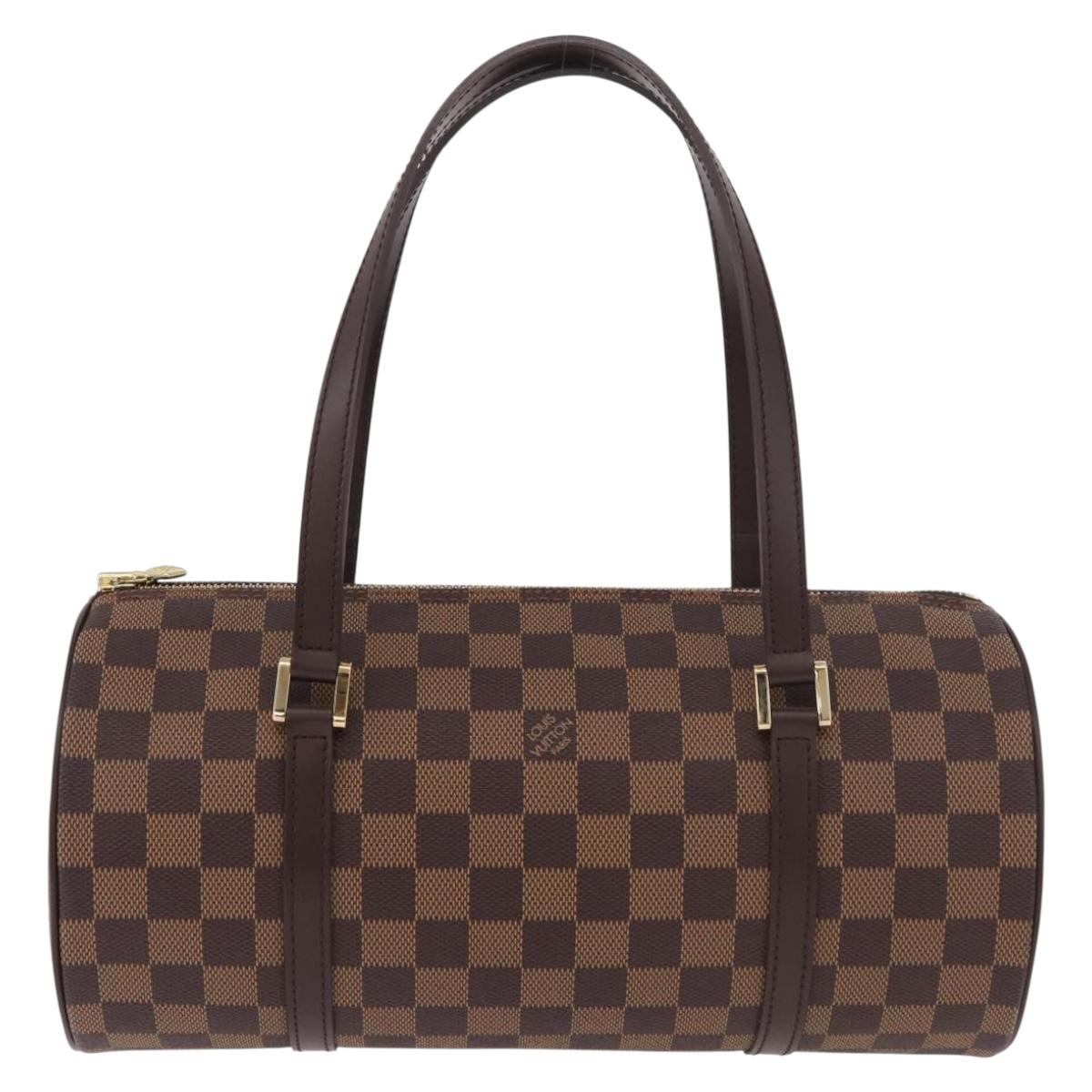 LOUIS VUITTON Damier Ebene Papillon 30 Hand Bag N51303 LV Auth 183697V