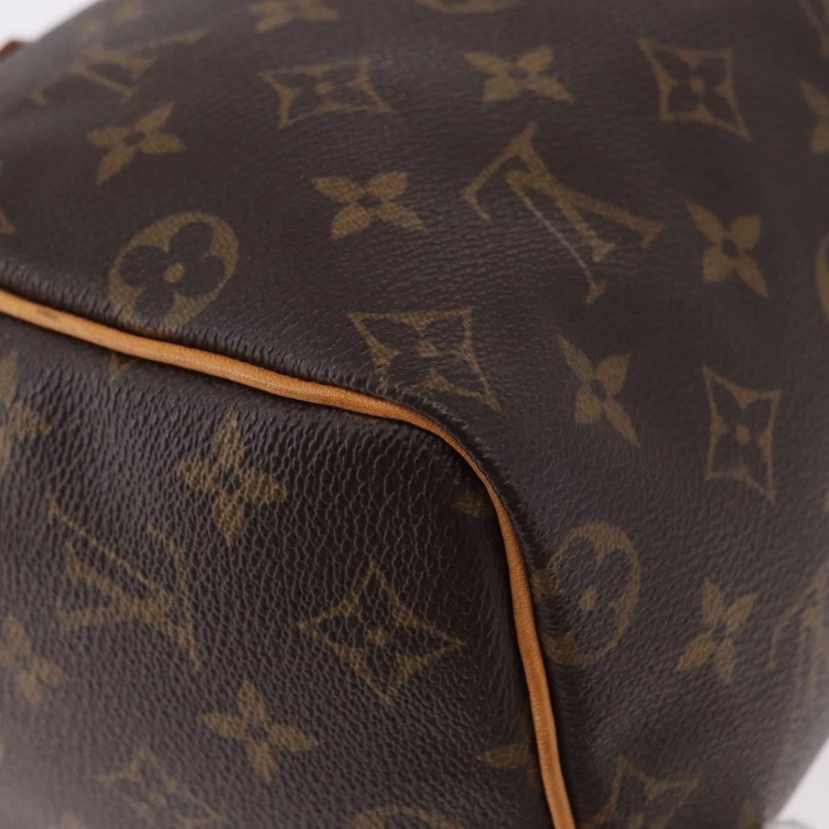 LOUIS VUITTON Monogram Speedy 25 Hand Bag M41528 LV Auth 183701V
