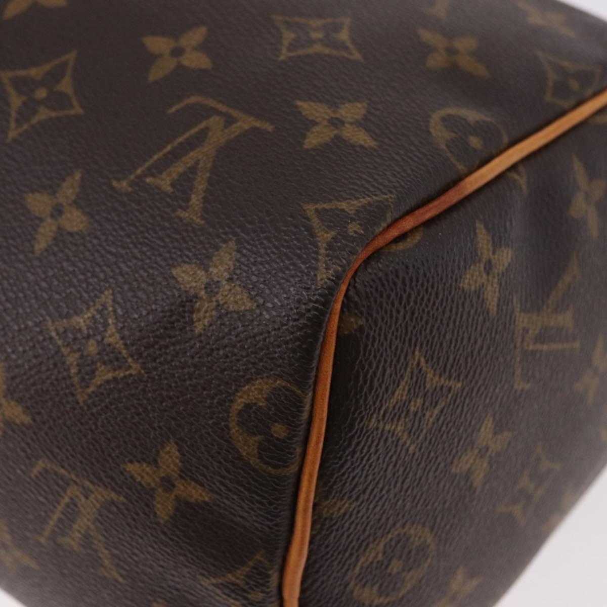 LOUIS VUITTON Monogram Speedy 25 Hand Bag M41528 LV Auth 183701V