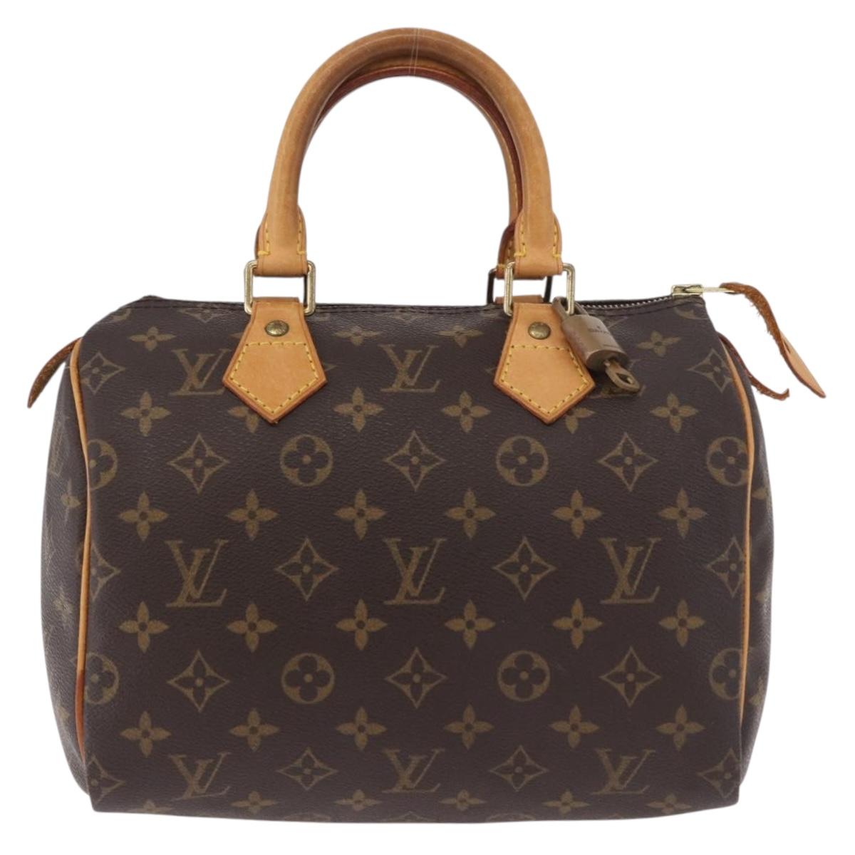 LOUIS VUITTON Monogram Speedy 25 Hand Bag M41528 LV Auth 183701V