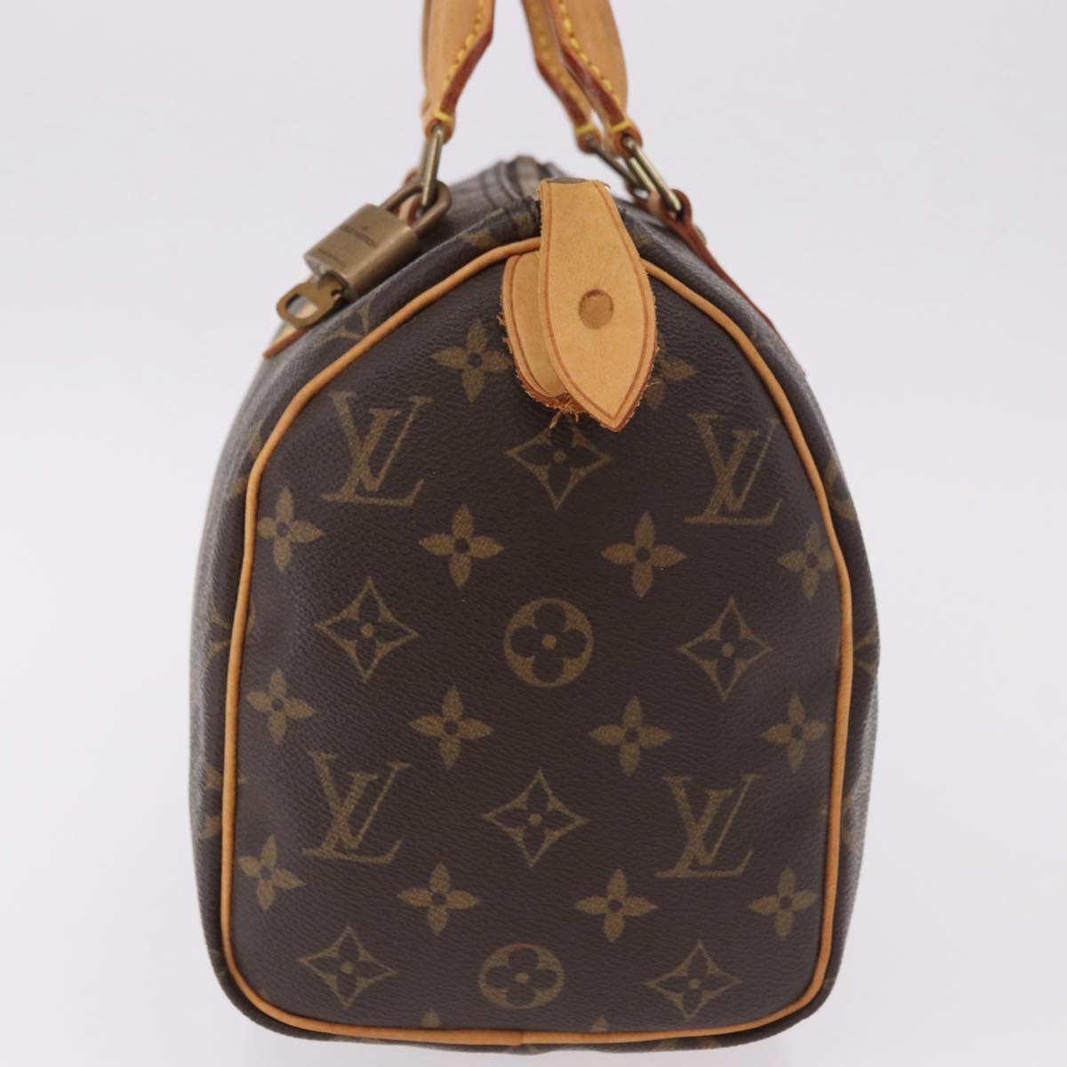 LOUIS VUITTON Monogram Speedy 25 Hand Bag M41528 LV Auth 183701V