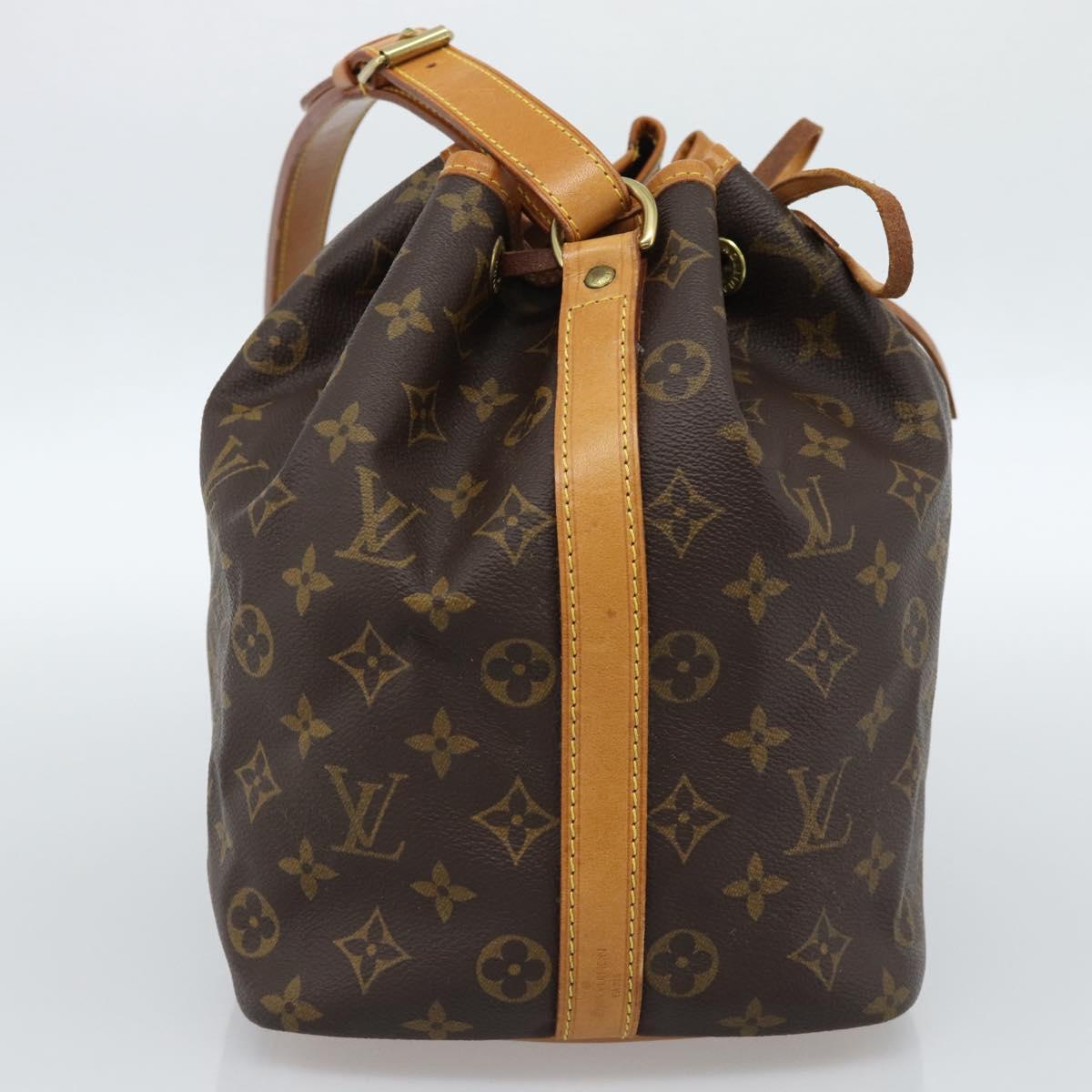 LOUIS VUITTON Monogram Petit Noe Shoulder Bag M42226 LV Auth 183713SAV