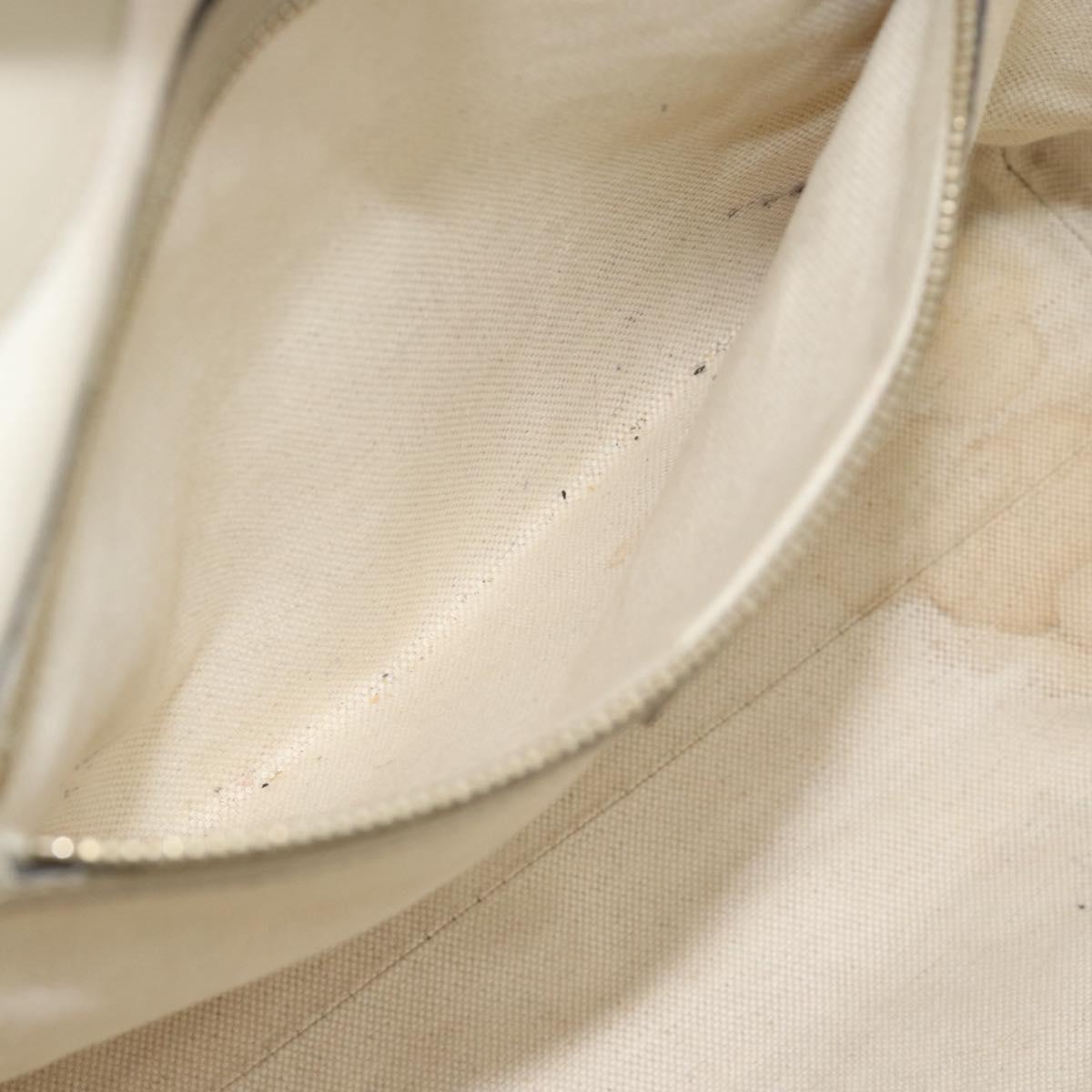 GUCCI GG Canvas Princi Web Sherry Line Tote Bag Beige Gold 257061 Auth 183725