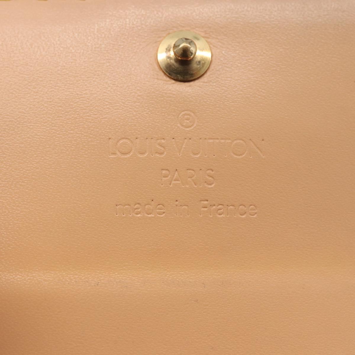 LOUIS VUITTON Multicolor Porte Monnaie Pla Coin Purse White M92657 Auth 183734V