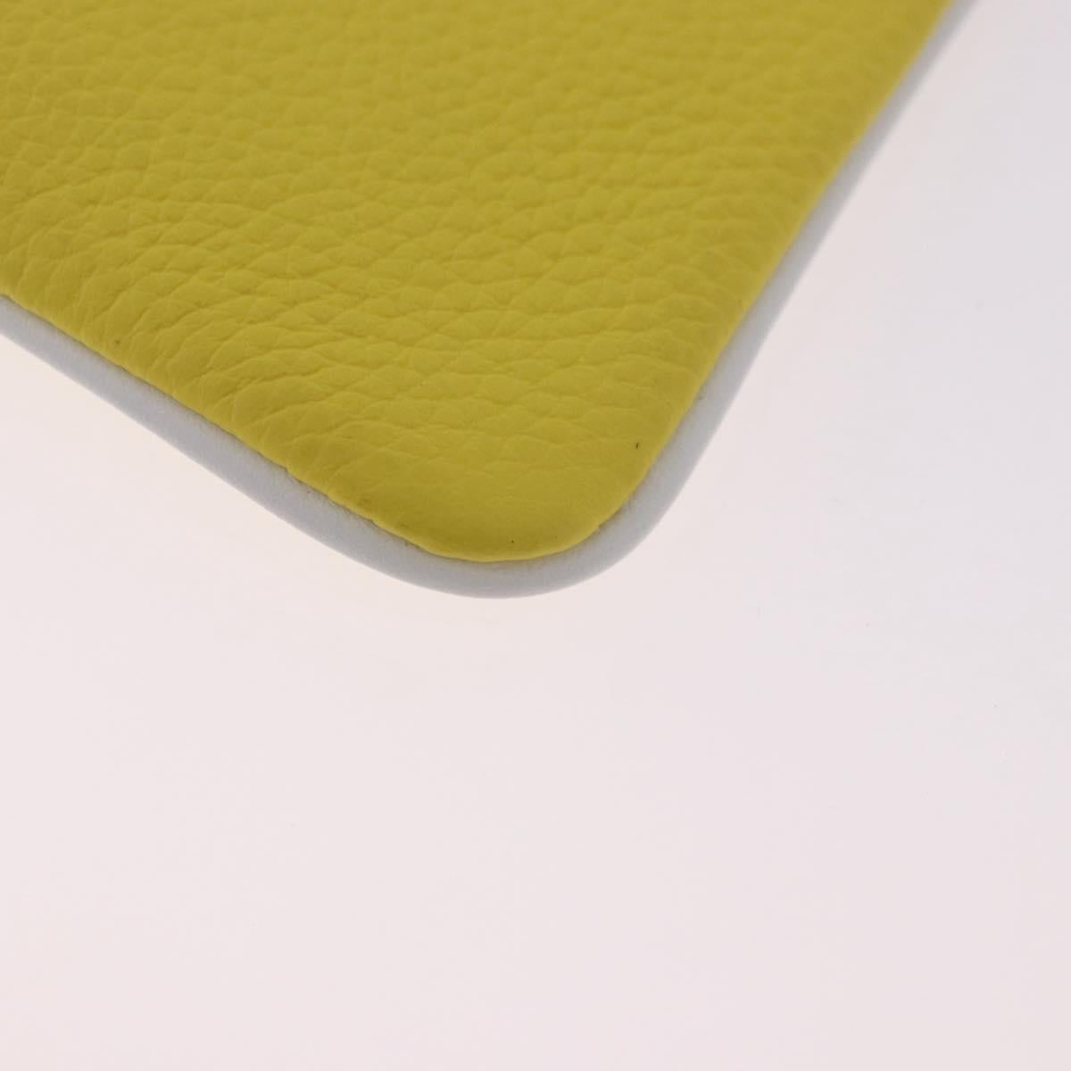 LOUIS VUITTON Everyday LV Pochette Cles Coin Purse Yellow M80845 LV Auth 183740A