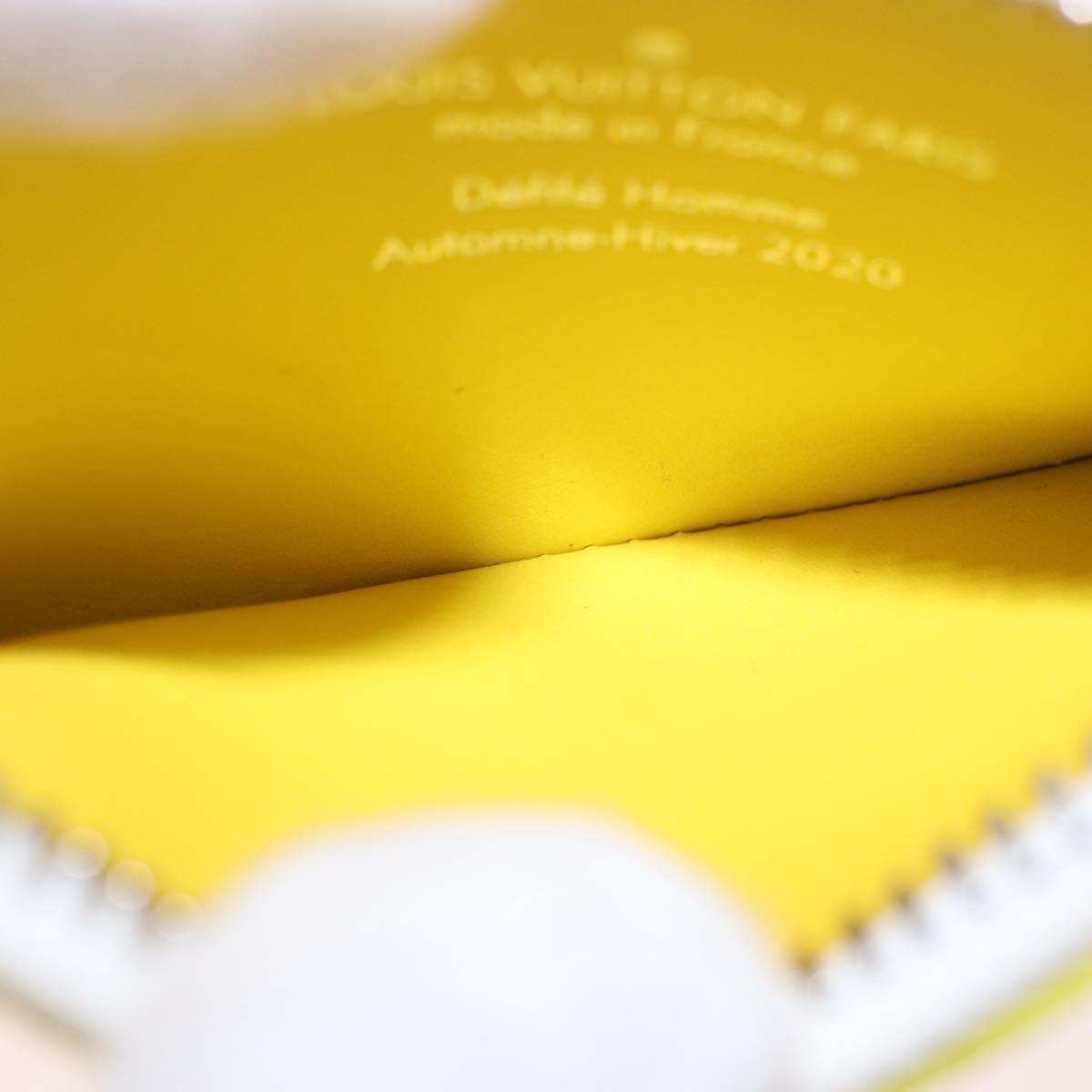 LOUIS VUITTON Everyday LV Pochette Cles Coin Purse Yellow M80845 LV Auth 183740A
