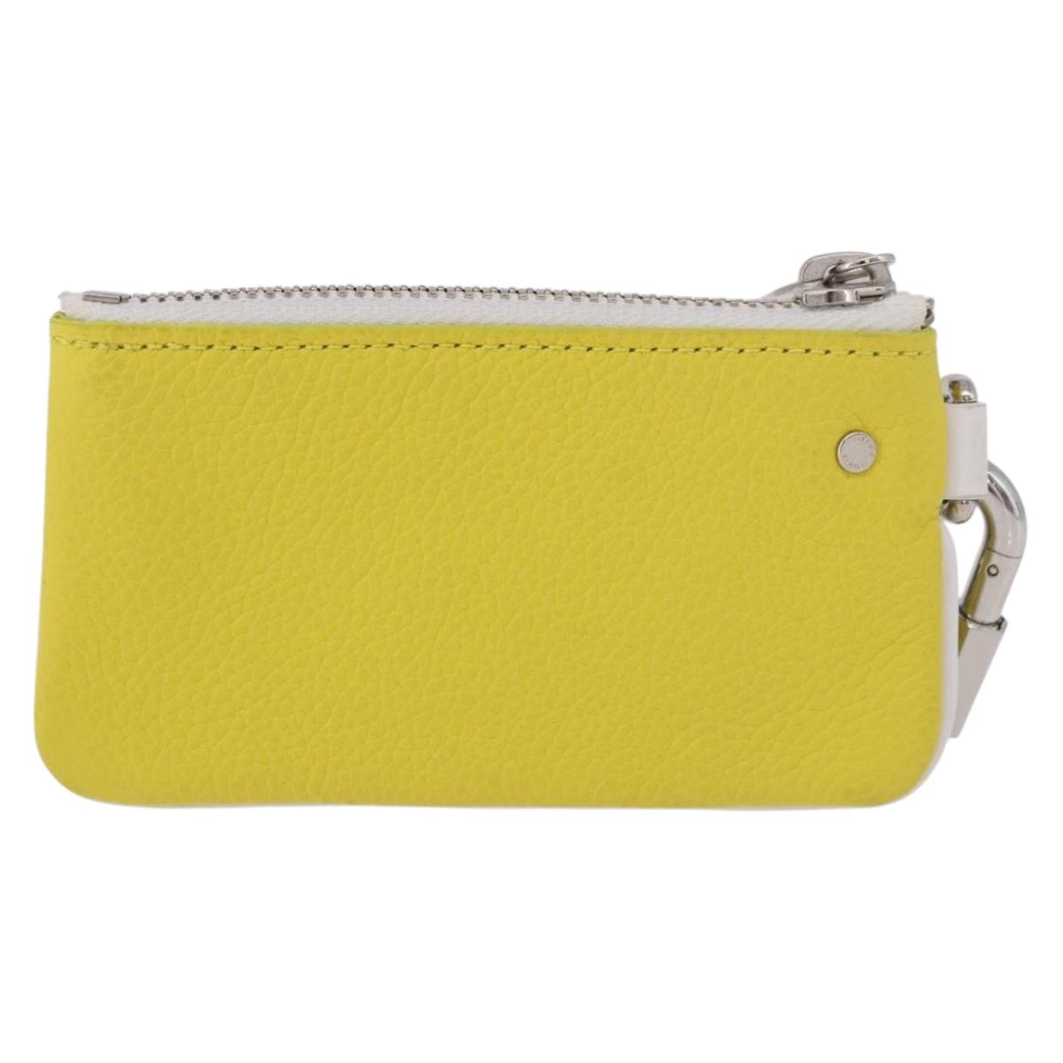 LOUIS VUITTON Everyday LV Pochette Cles Coin Purse Yellow M80845 LV Auth 183740A