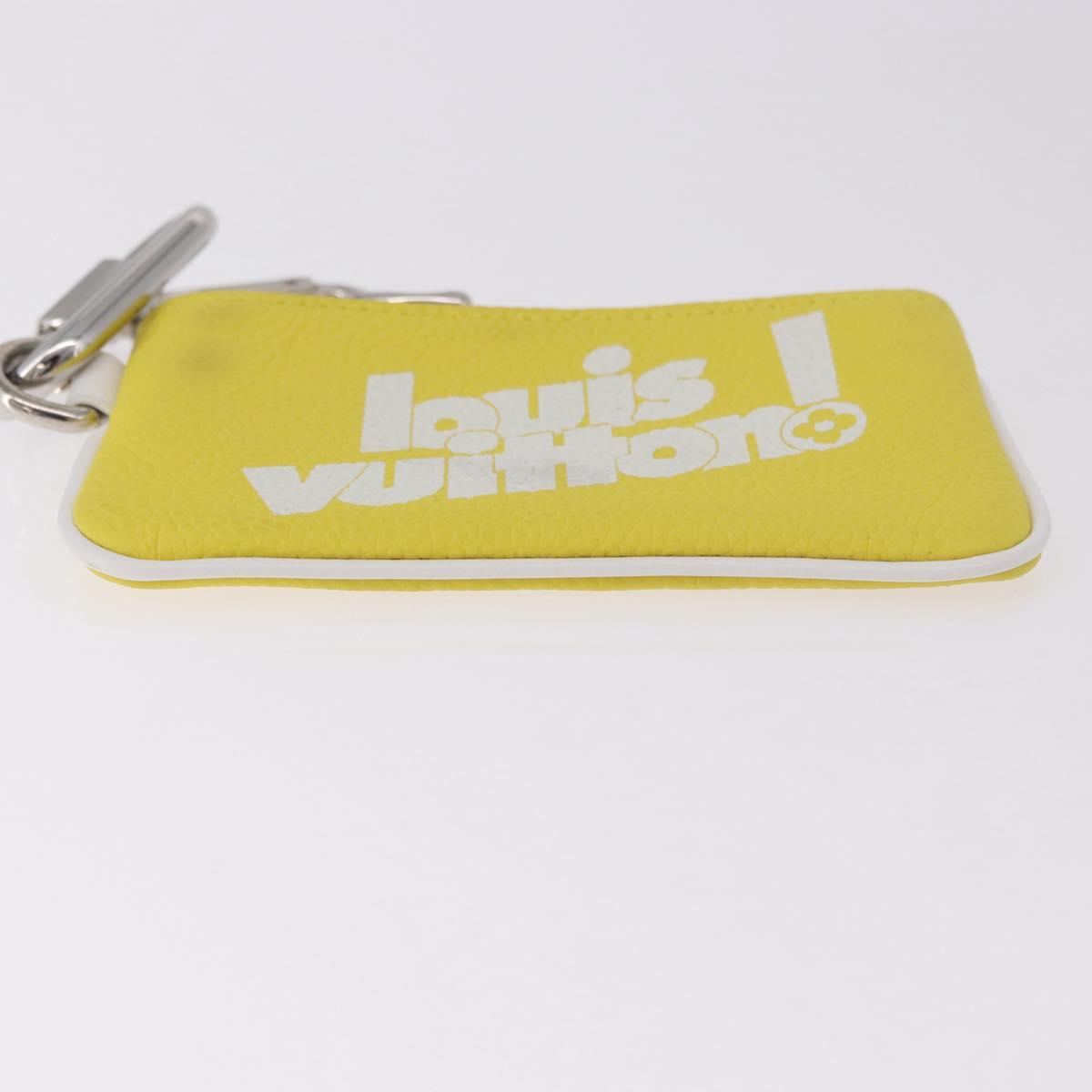 LOUIS VUITTON Everyday LV Pochette Cles Coin Purse Yellow M80845 LV Auth 183740A