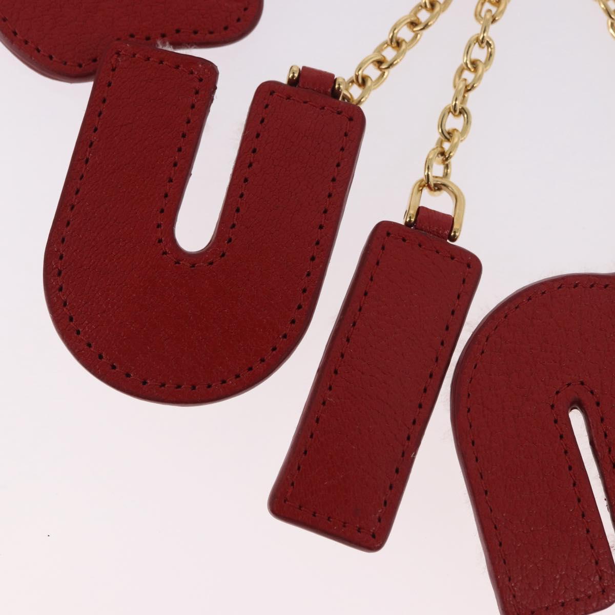 Miu Miu Bag Charm Fur Pink Auth 183743M