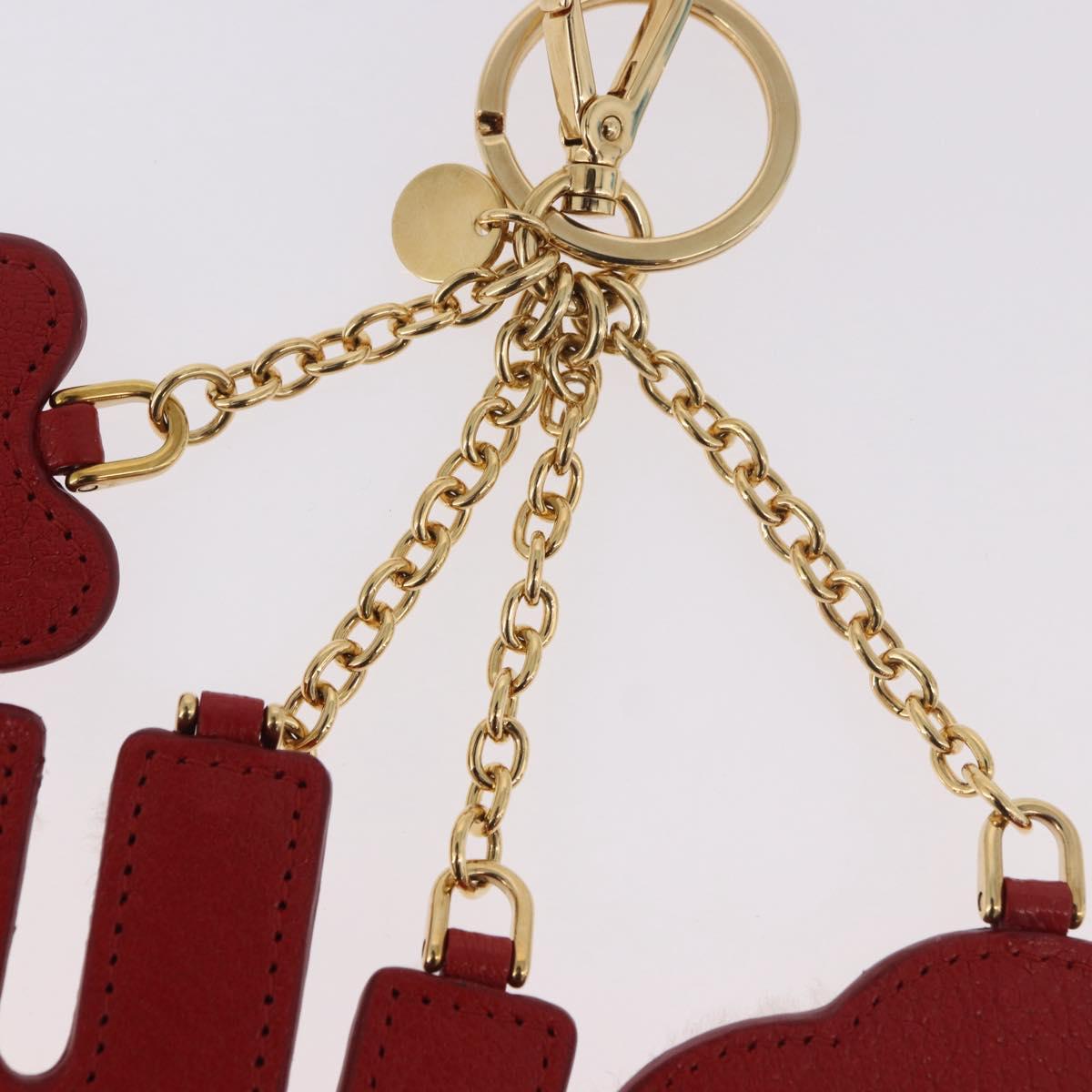 Miu Miu Bag Charm Fur Pink Auth 183743M