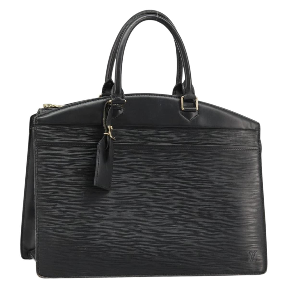 LOUIS VUITTON Epi Riviera Hand Bag Black M48182 LV Auth 183751