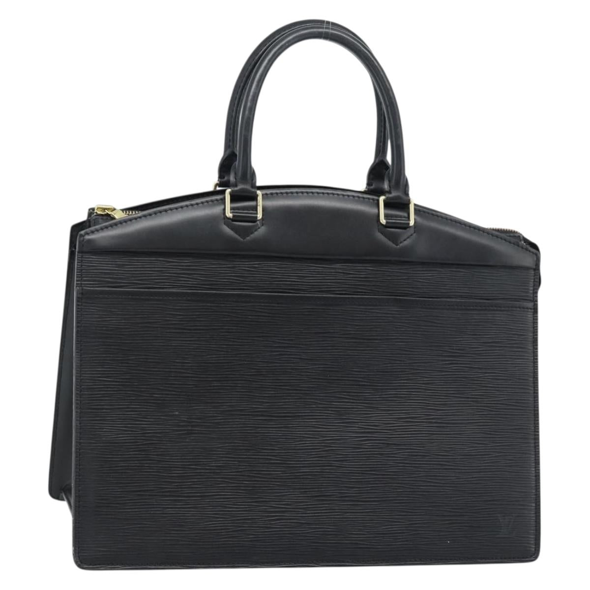 LOUIS VUITTON Epi Riviera Hand Bag Black M48182 LV Auth 183753