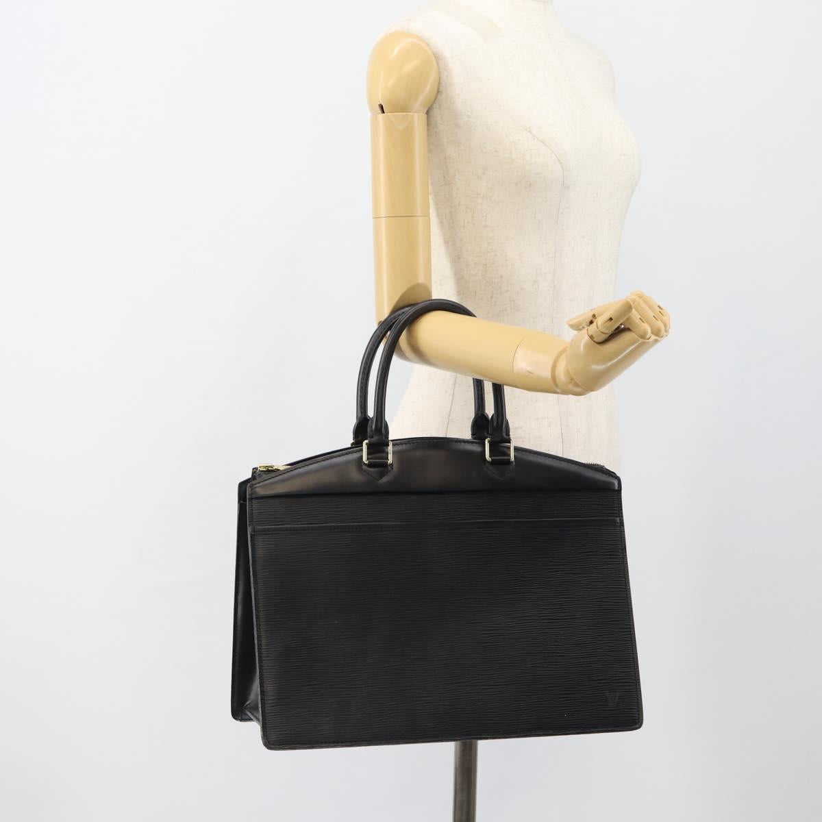 LOUIS VUITTON Epi Riviera Hand Bag Black M48182 LV Auth 183753