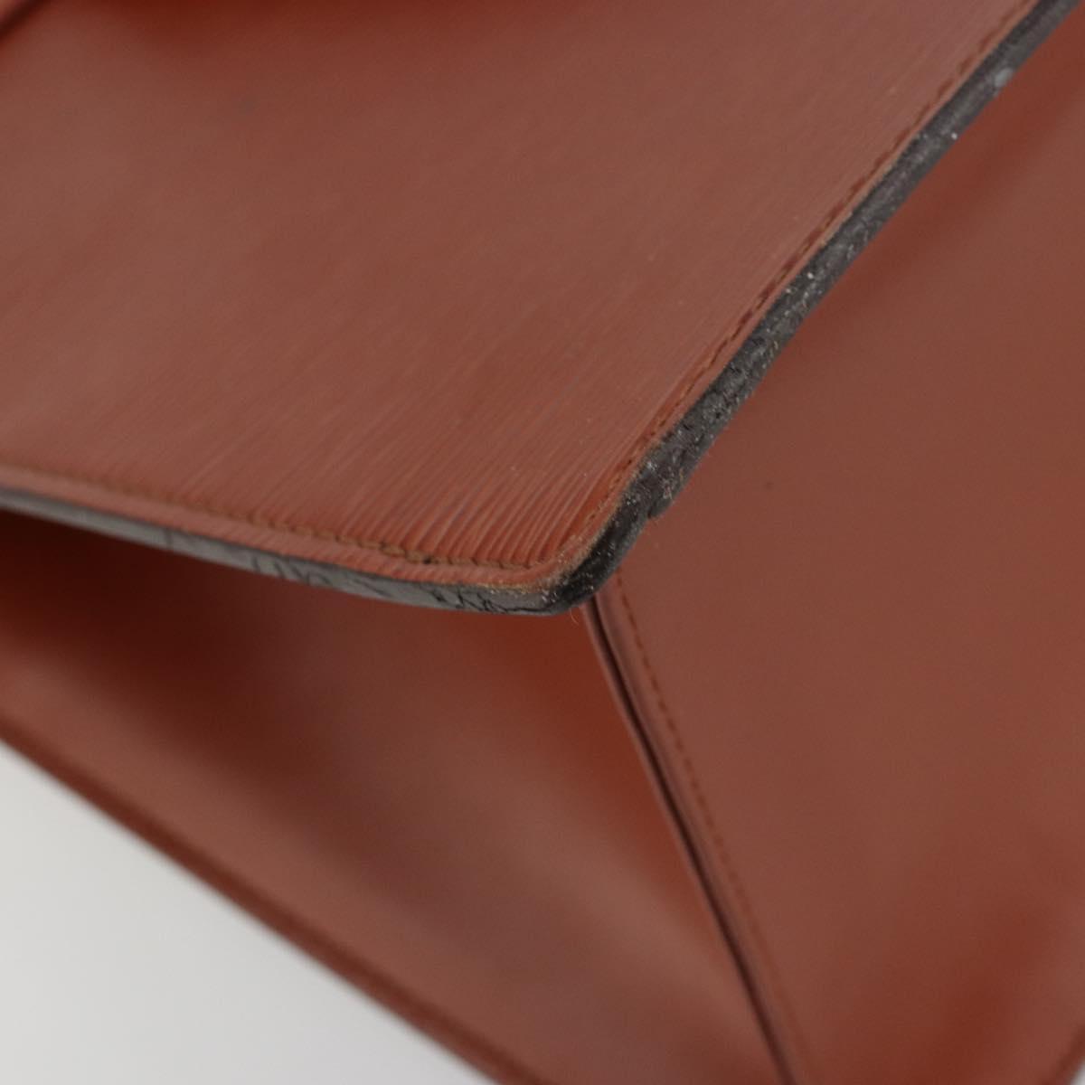 LOUIS VUITTON Epi Riviera Hand Bag Brown M48183 LV Auth 183754