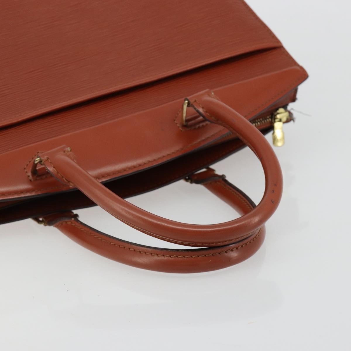 LOUIS VUITTON Epi Riviera Hand Bag Brown M48183 LV Auth 183754