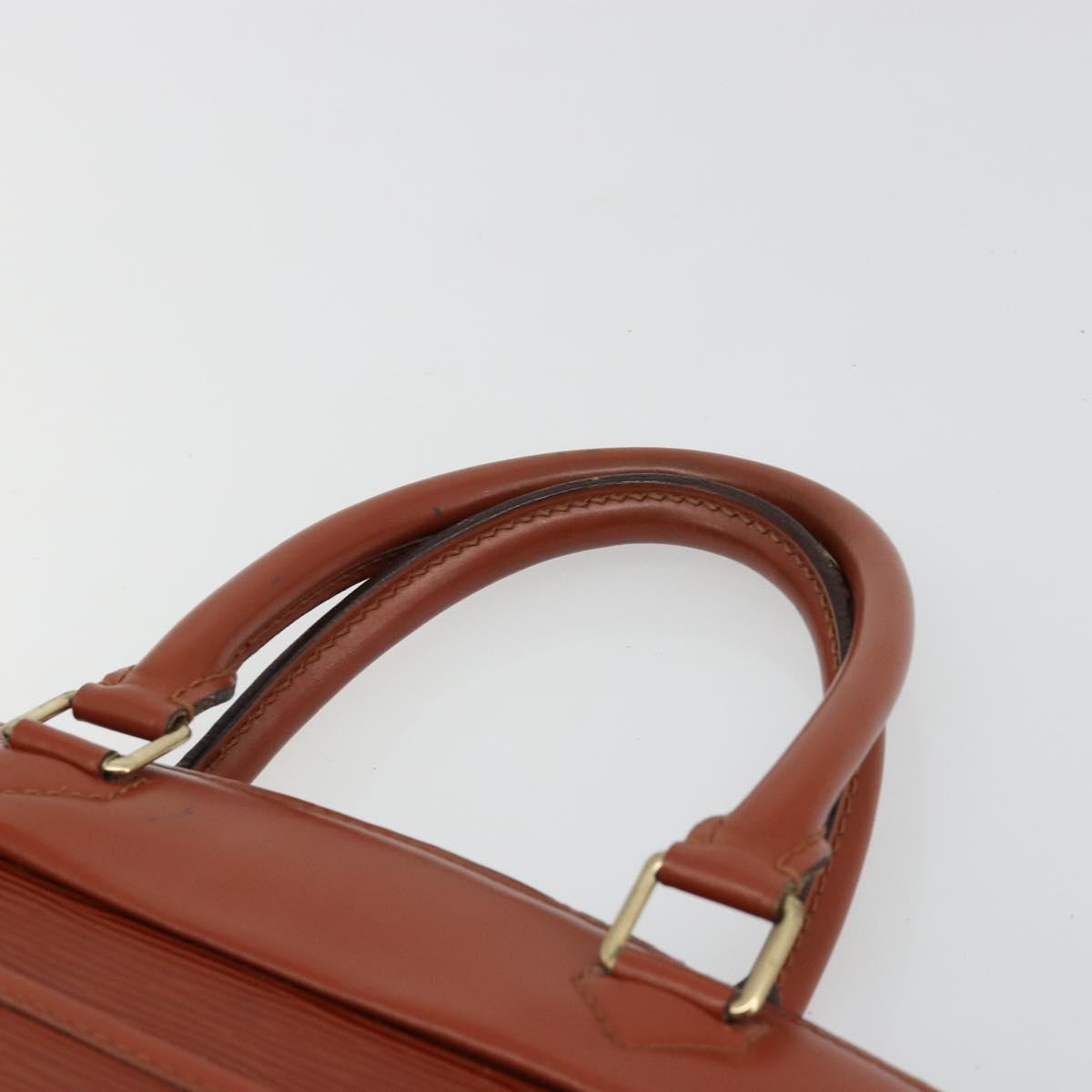 LOUIS VUITTON Epi Riviera Hand Bag Brown M48183 LV Auth 183754