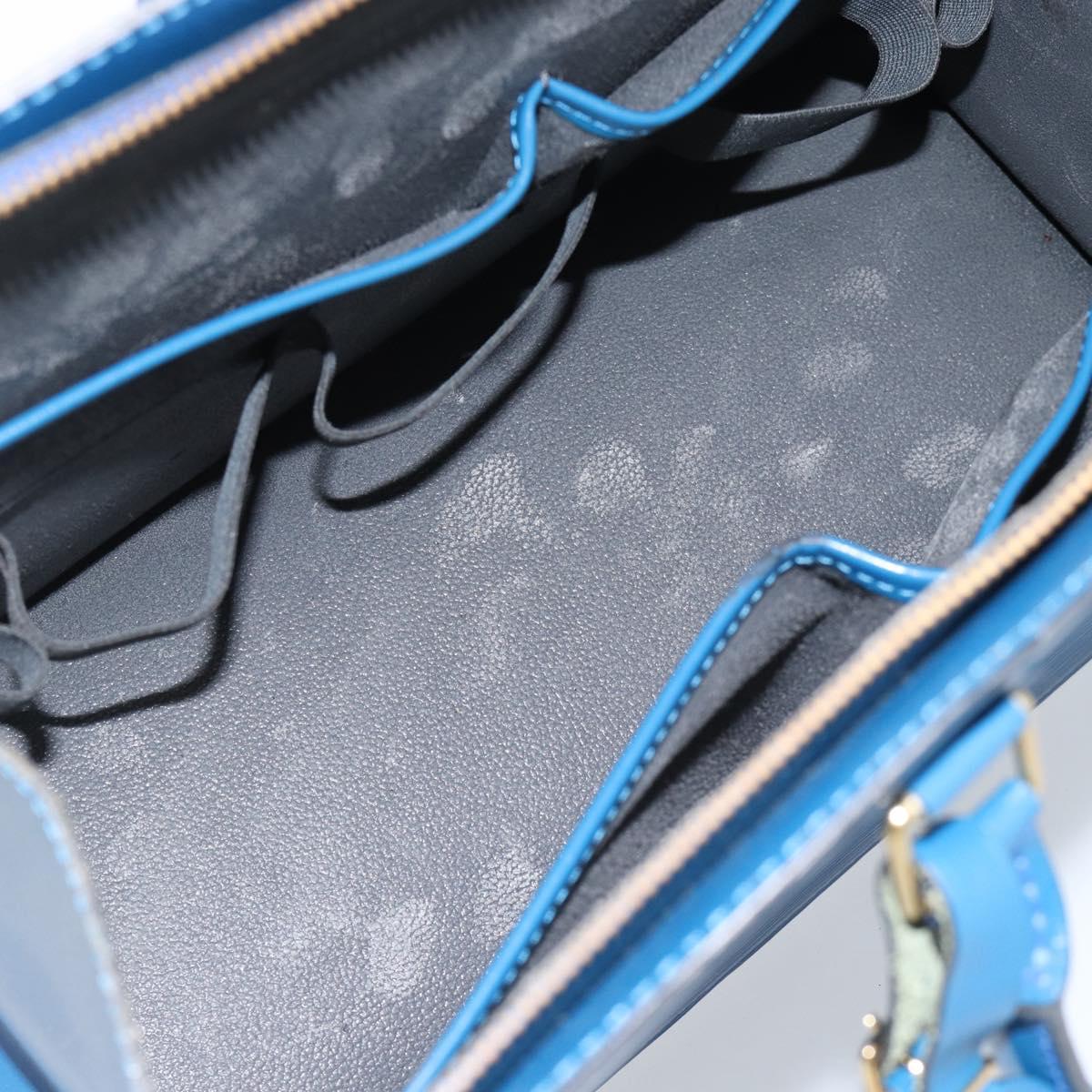 LOUIS VUITTON Epi Riviera Hand Bag Blue M48185 LV Auth 183756