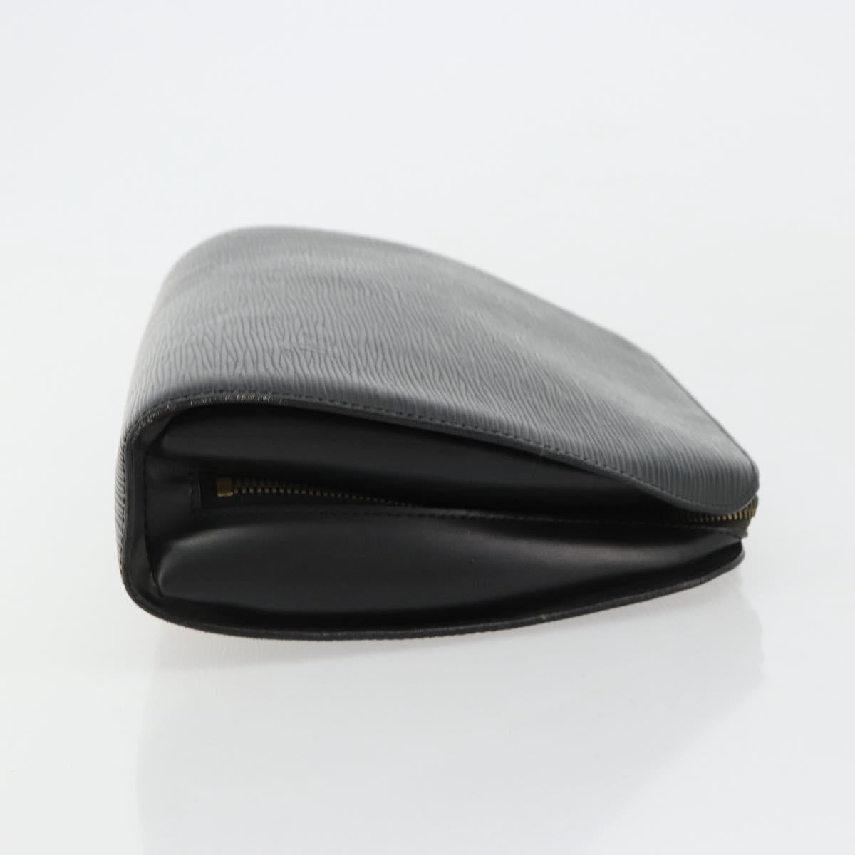 LOUIS VUITTON Epi Dauphine GM Cosmetic Pouch Black M48432 LV Auth 183757
