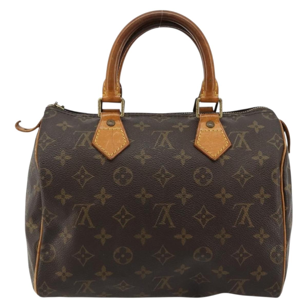 LOUIS VUITTON Monogram Speedy 25 Hand Bag M41528 LV Auth 183774