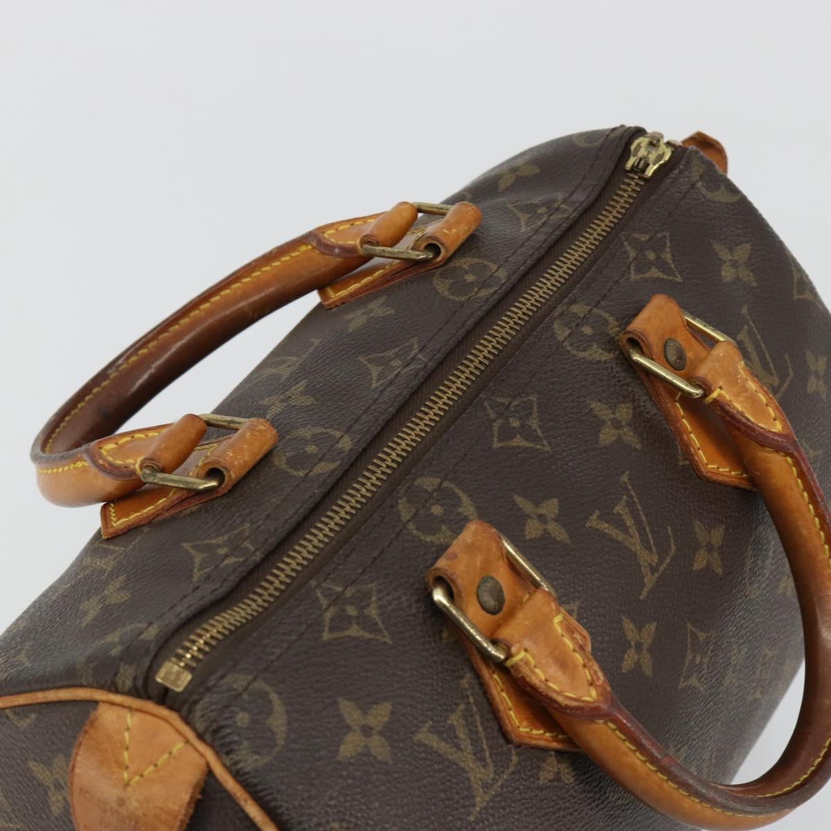 LOUIS VUITTON Monogram Speedy 25 Hand Bag M41528 LV Auth 183774