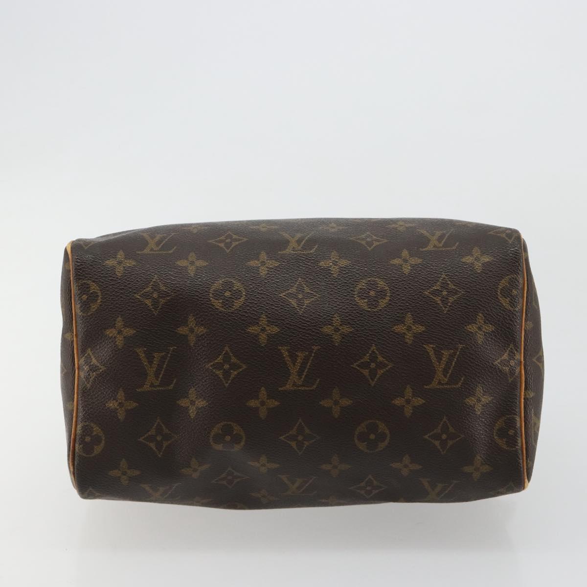 LOUIS VUITTON Monogram Speedy 25 Hand Bag M41528 LV Auth 183774