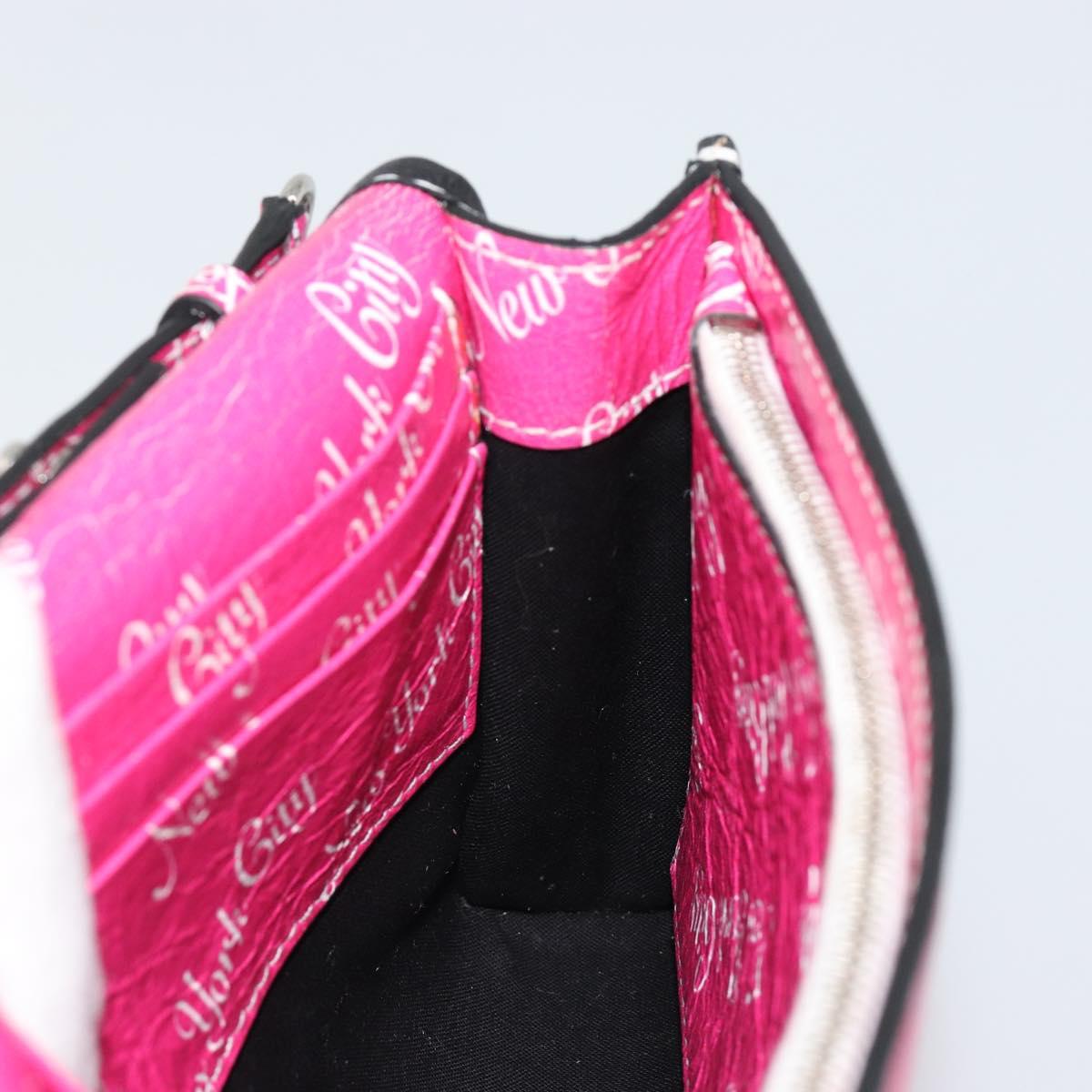 BALENCIAGA Chain Shoulder Bag Leather Pink Silver 197938 Auth 183779V