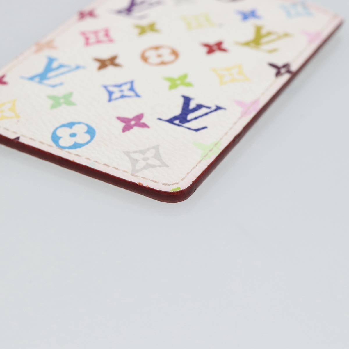 LOUIS VUITTON Monogram Multicolor Etui Hand Mirror White M92651 LV Auth 183796V