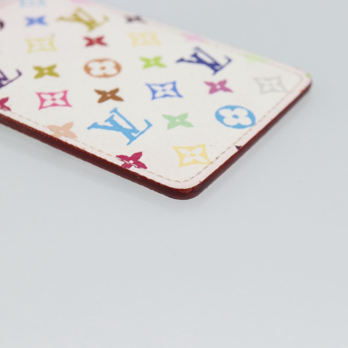 LOUIS VUITTON Monogram Multicolor Etui Hand Mirror White M92651 LV Auth 183796V