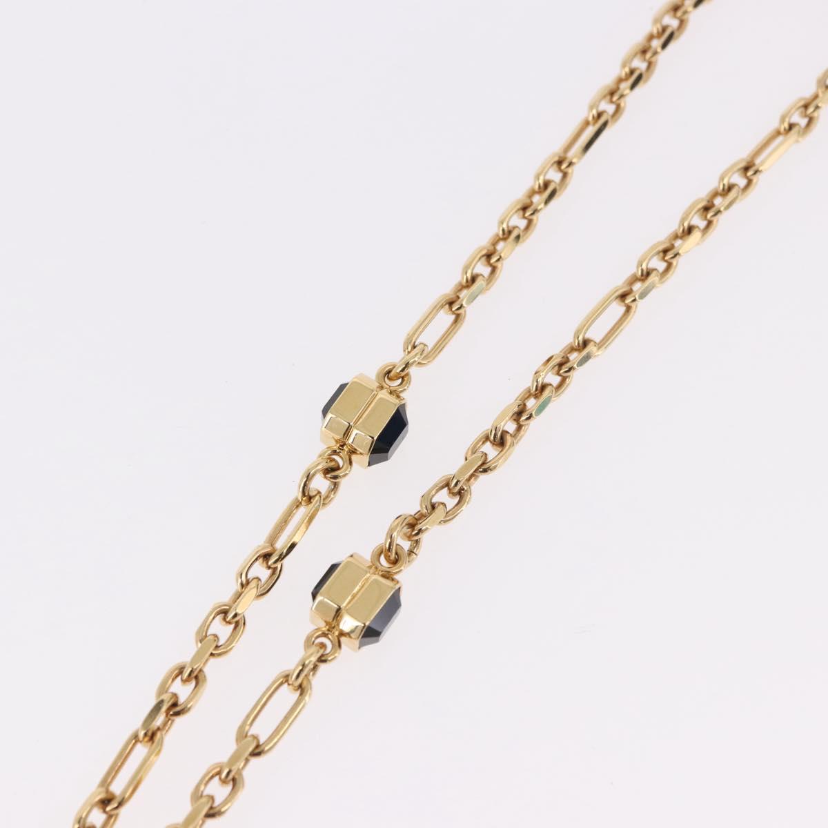 CHANEL Necklace metal Gold Tone CC Auth 183799SAM