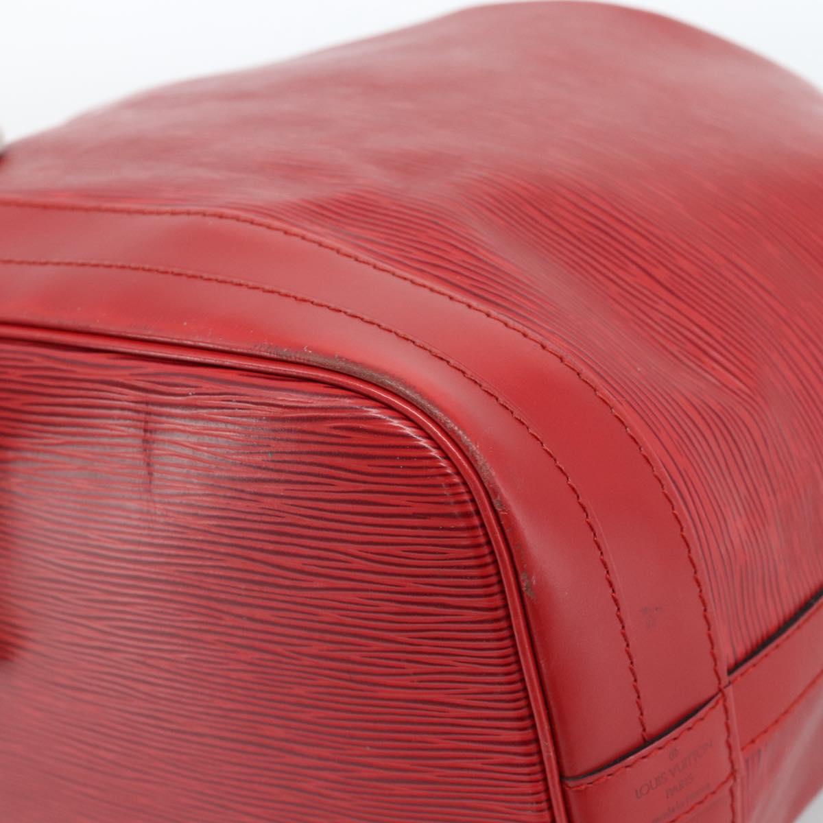 LOUIS VUITTON Epi Noe Shoulder Bag Red M44007 LV Auth 183813A